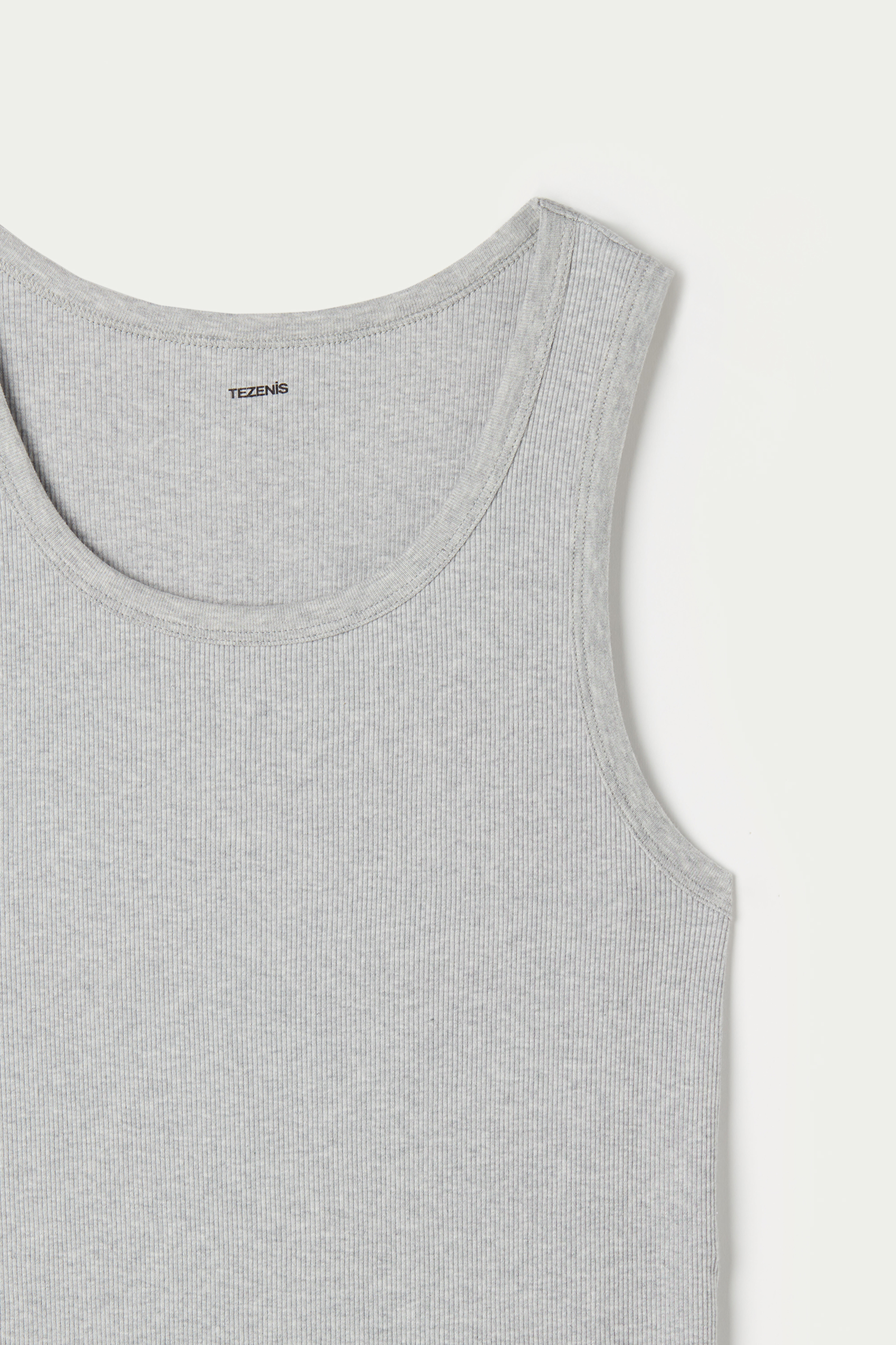 Men's Cotton Wide Strap Ribbed Tank Top