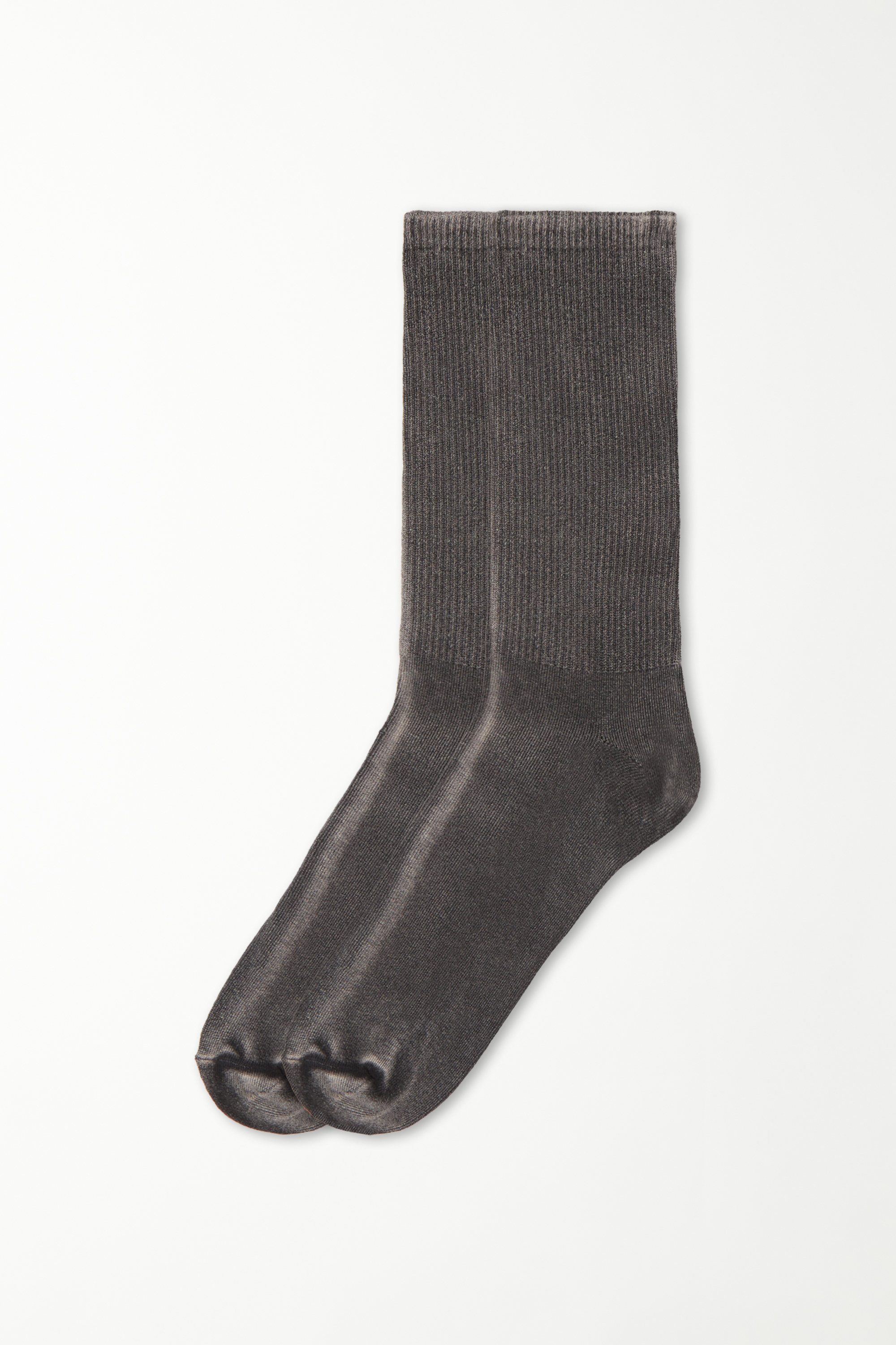 Men’s Semi-Short Patterned Cotton Socks