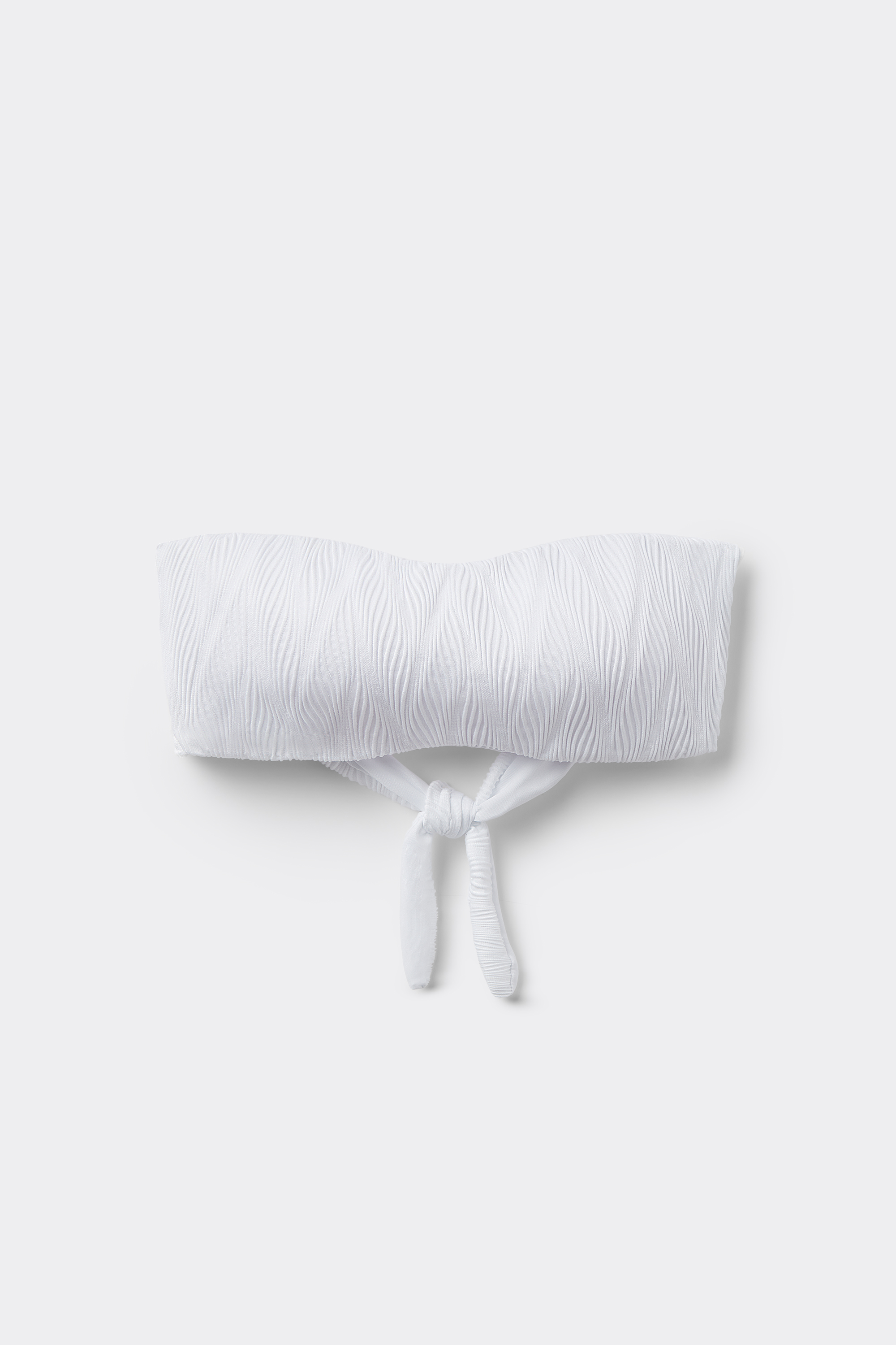 Bikinová Podprsenka Bandeau s Vyjímatelnou Vycpávkou Timeless Chevron