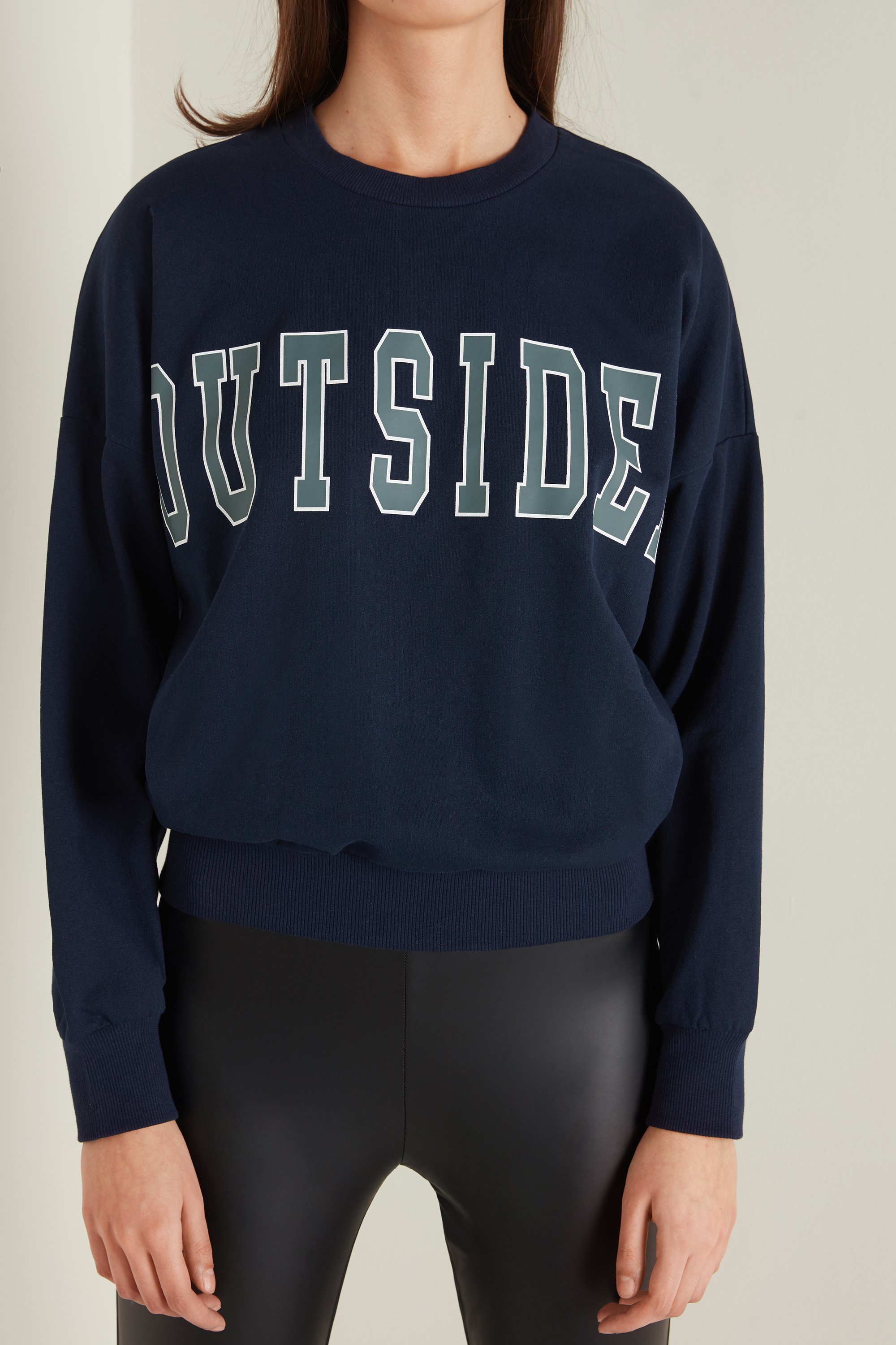 brushed cotton sweatshirt