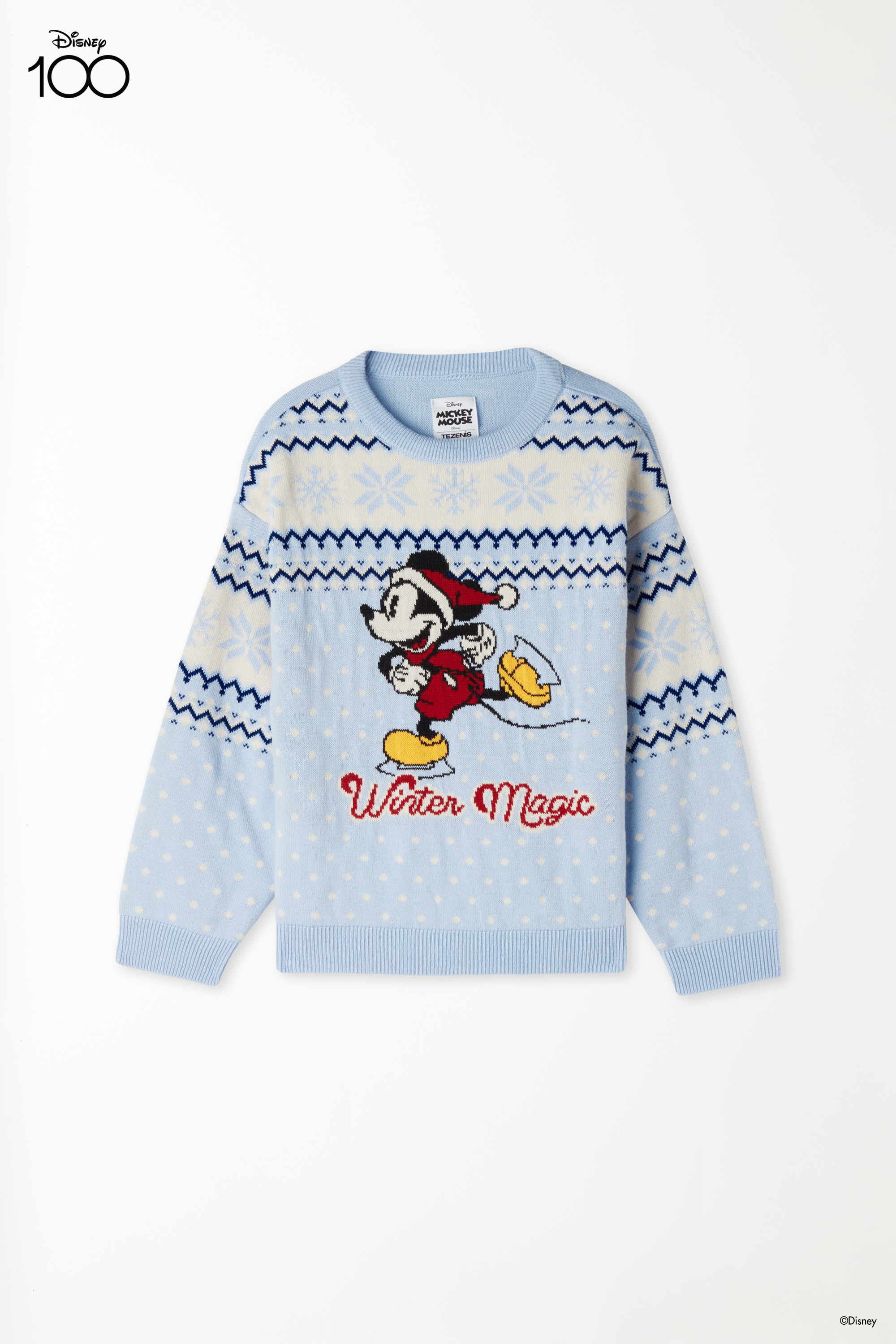 Schwerer Langarm-Pullover für Jungen mit Disney-Print