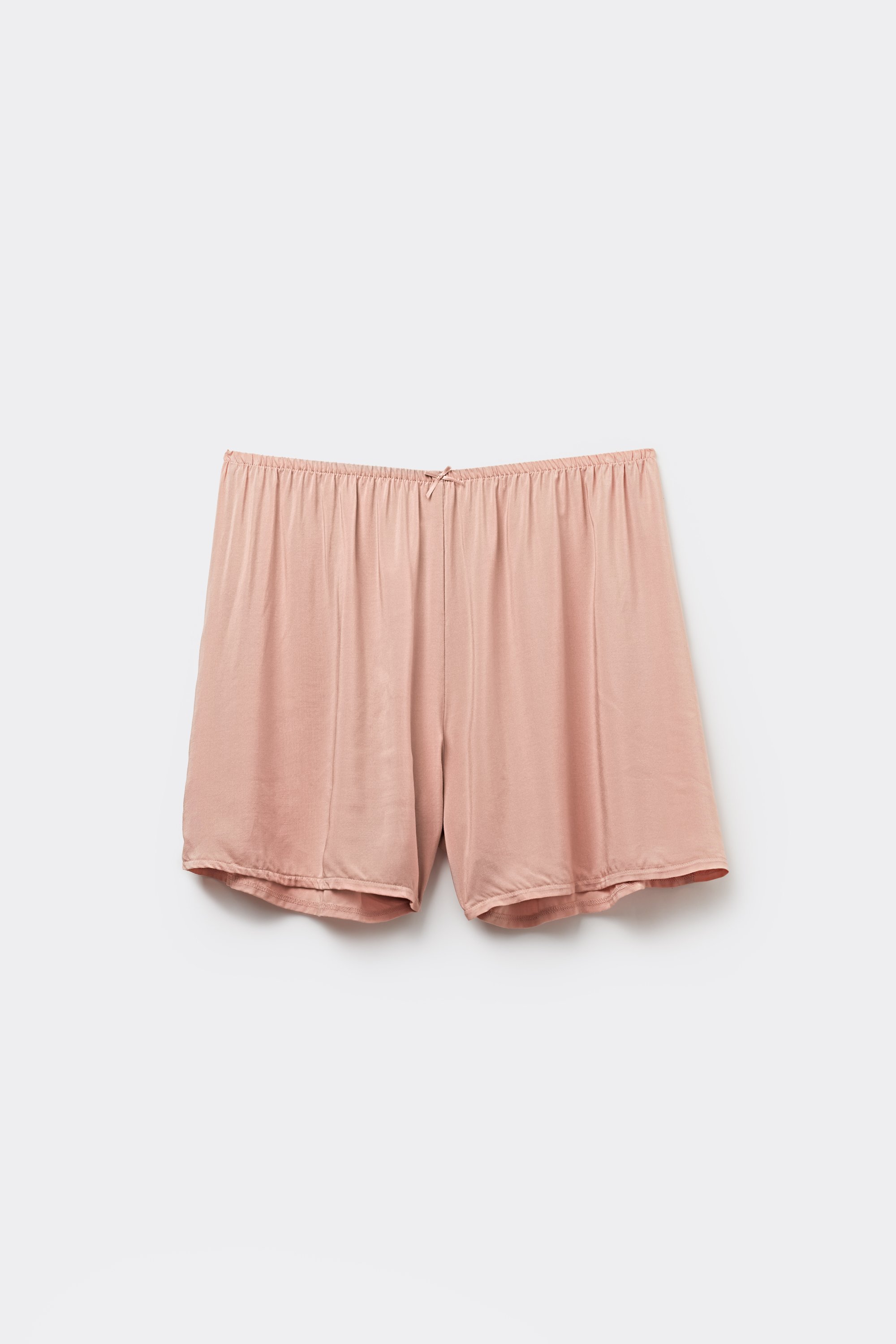 Shorts in Tela Viscosa Tinta Unita