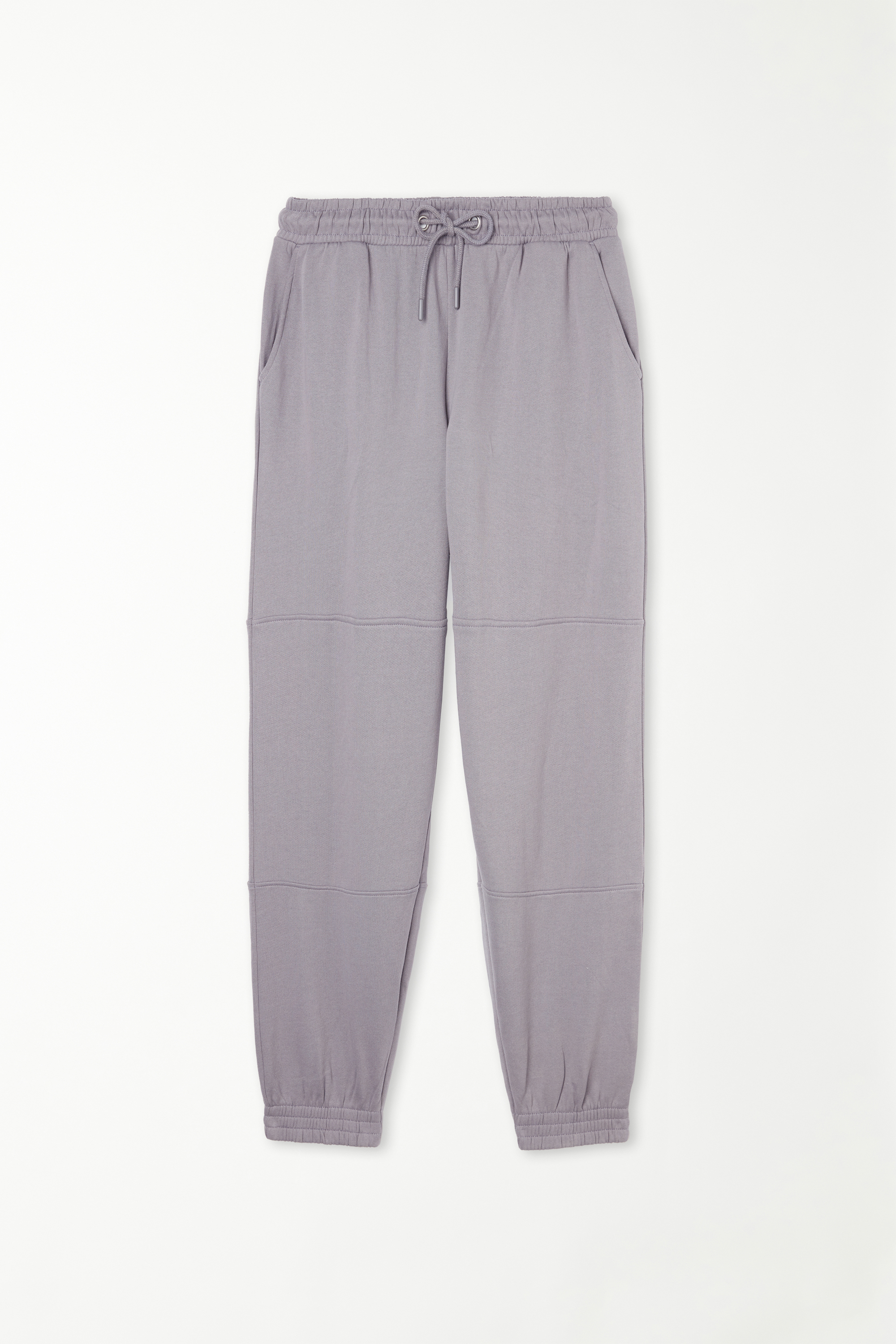 Fleece Joggers with Stitching