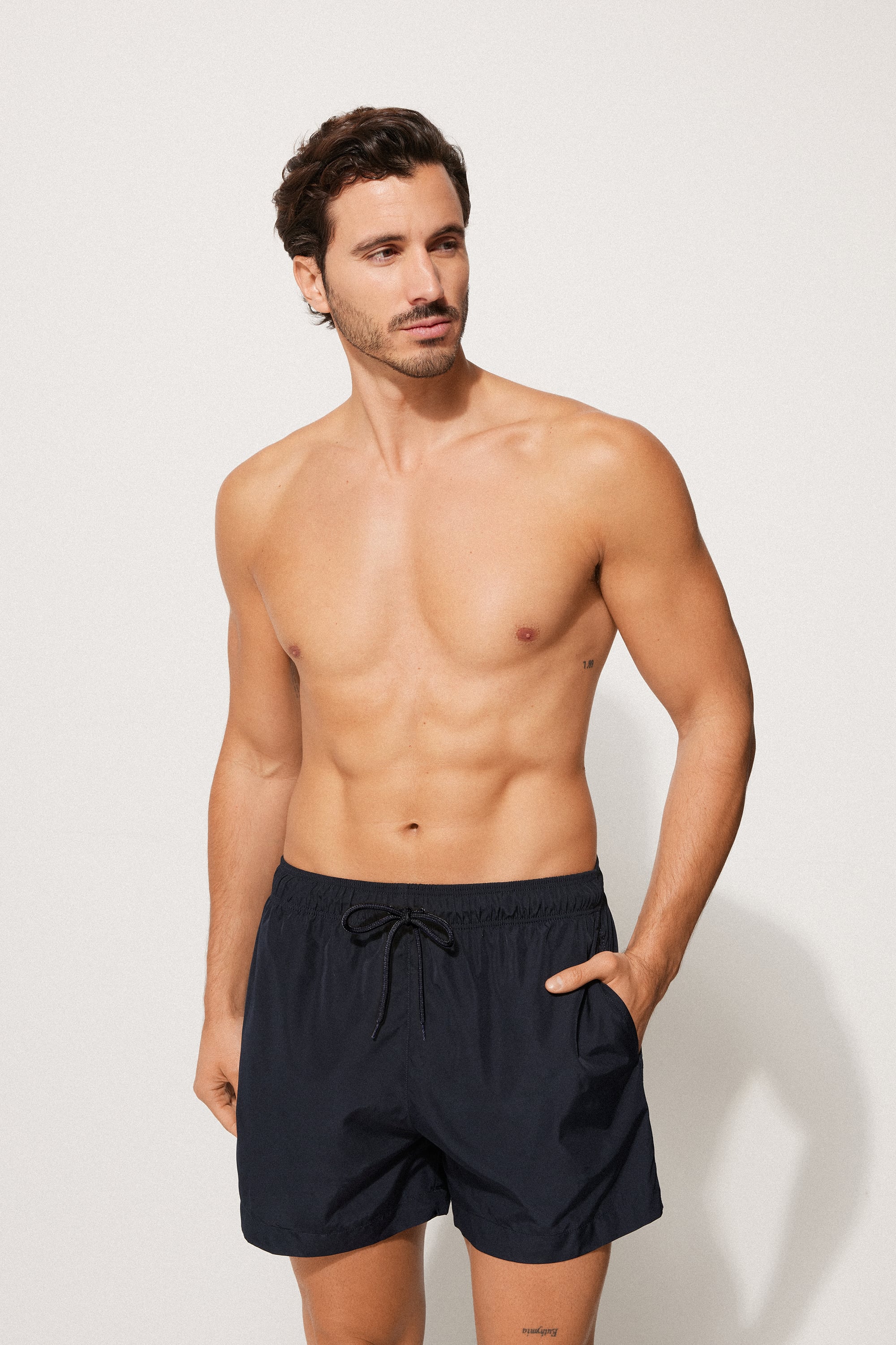 Costum de Baie Boxeri Scurt Basic Reciclat