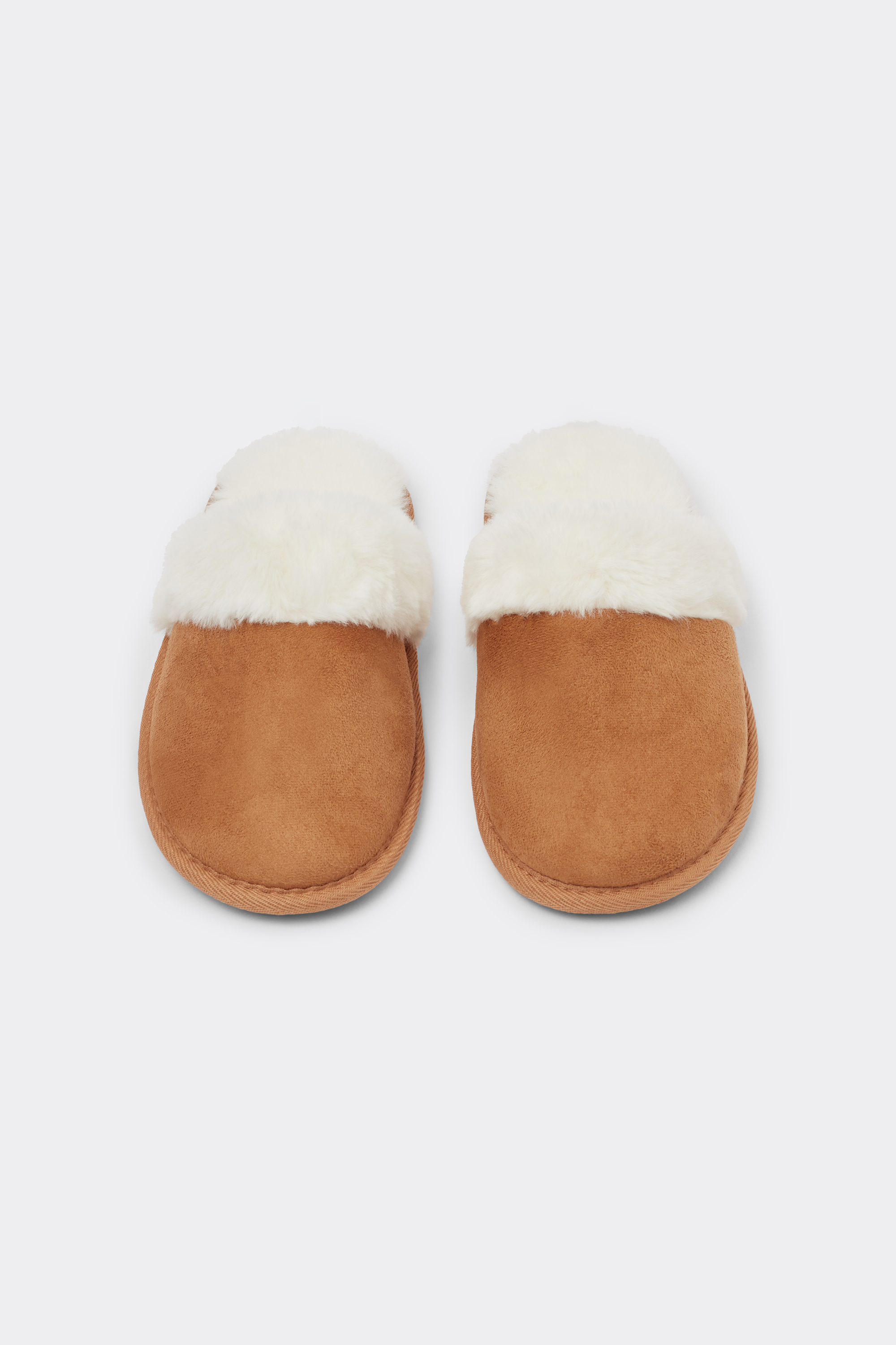 Pantofole/Ciabatte effetto Montone con Pelo Donna