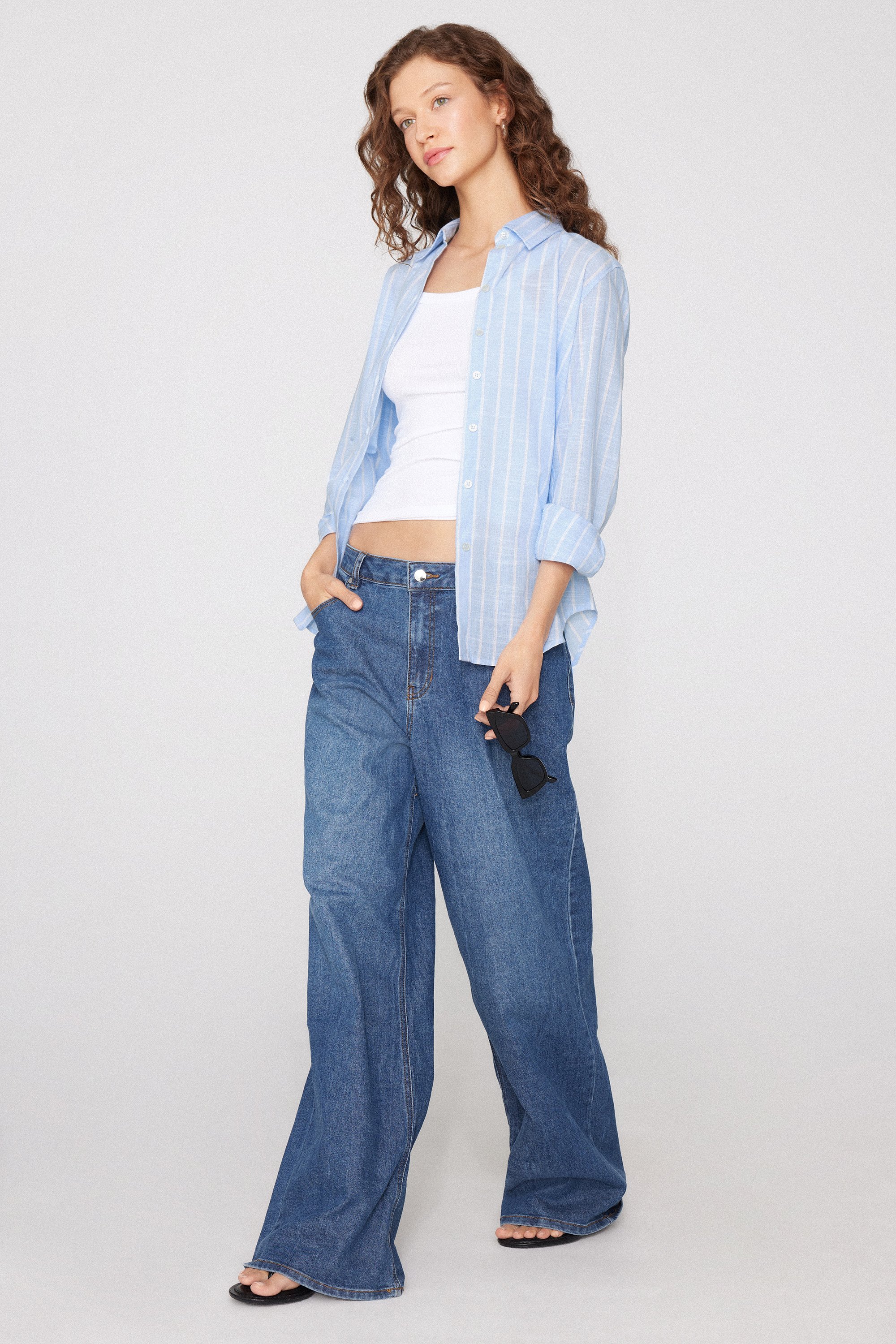 Camicia in Tela di Cotone