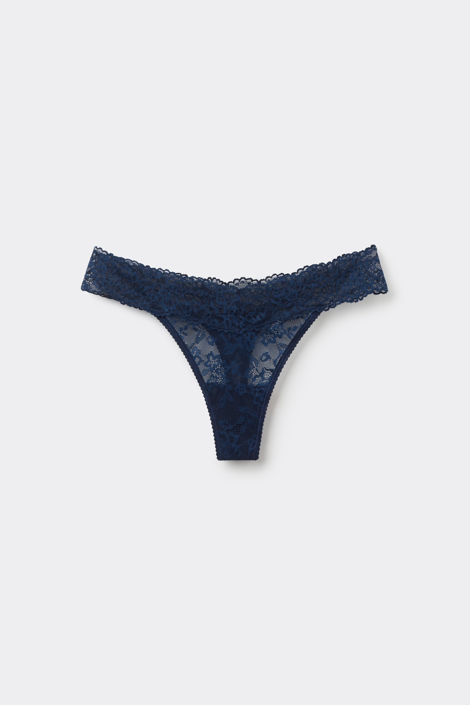 High-Cut Recycled Lace G-String