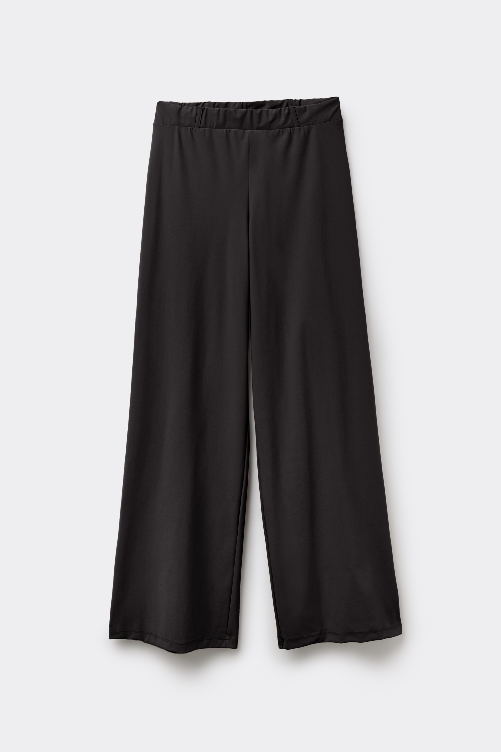 Pantaloni Lunghi a Palazzo Microfibra Easy Fit
