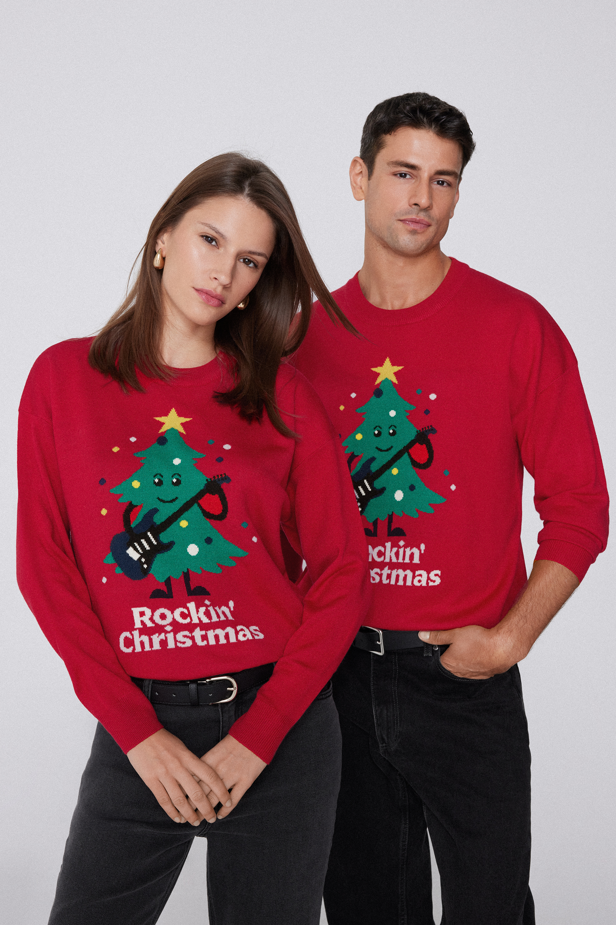 Unisex Crew-Neck Christmas Sweater