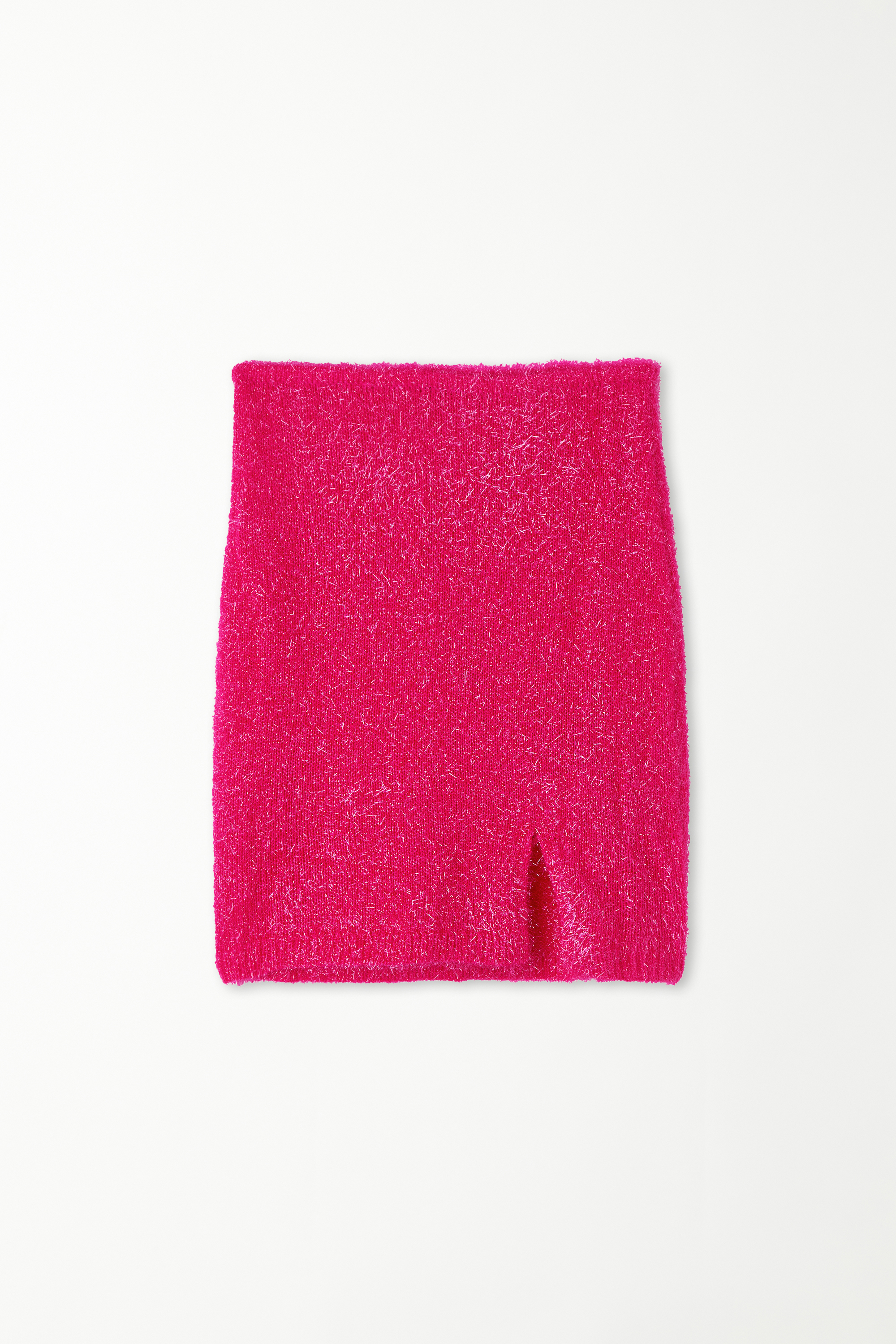 Laminated Fabric Mini Skirt