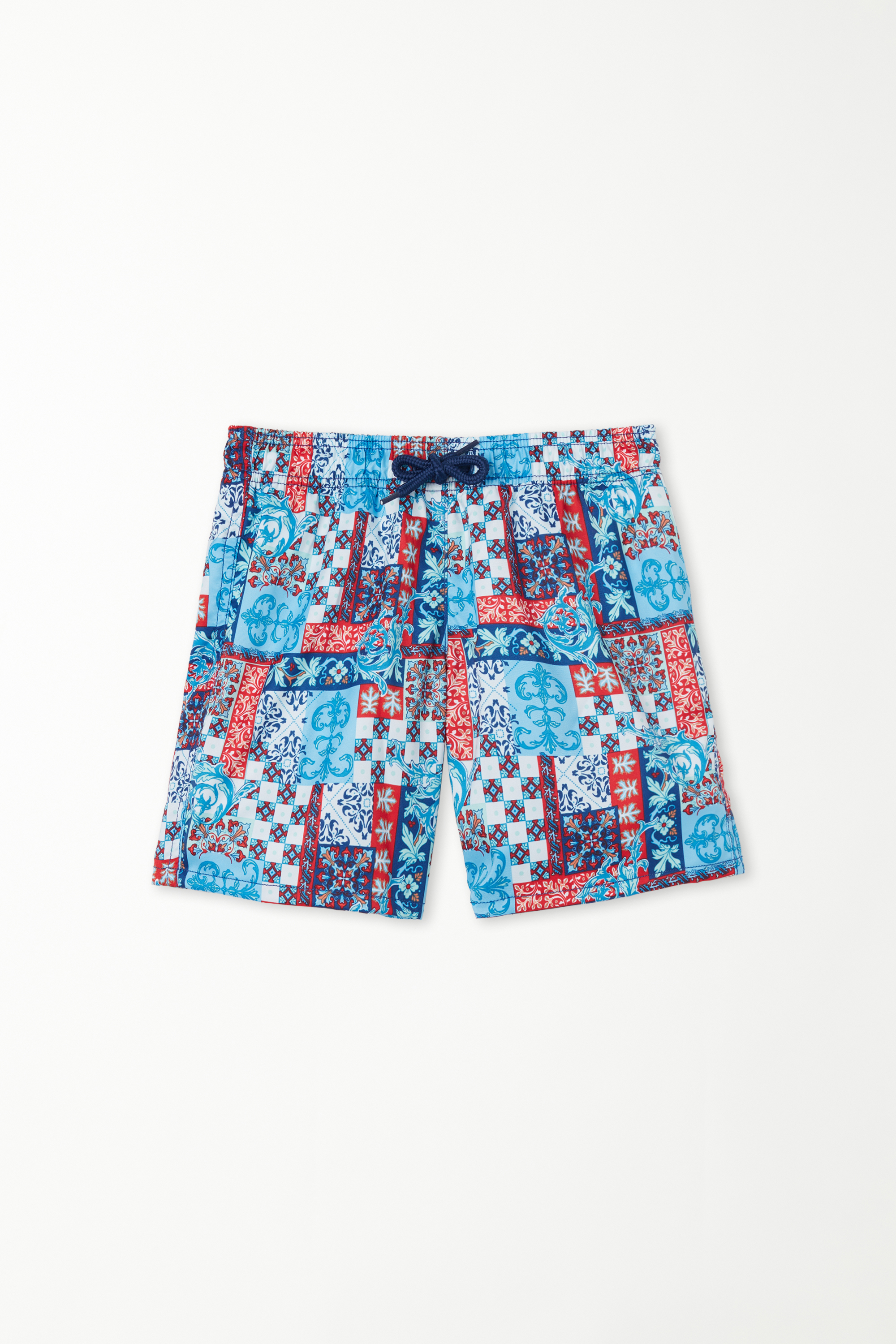 Boys’ Printed Canvas Swimming Shorts