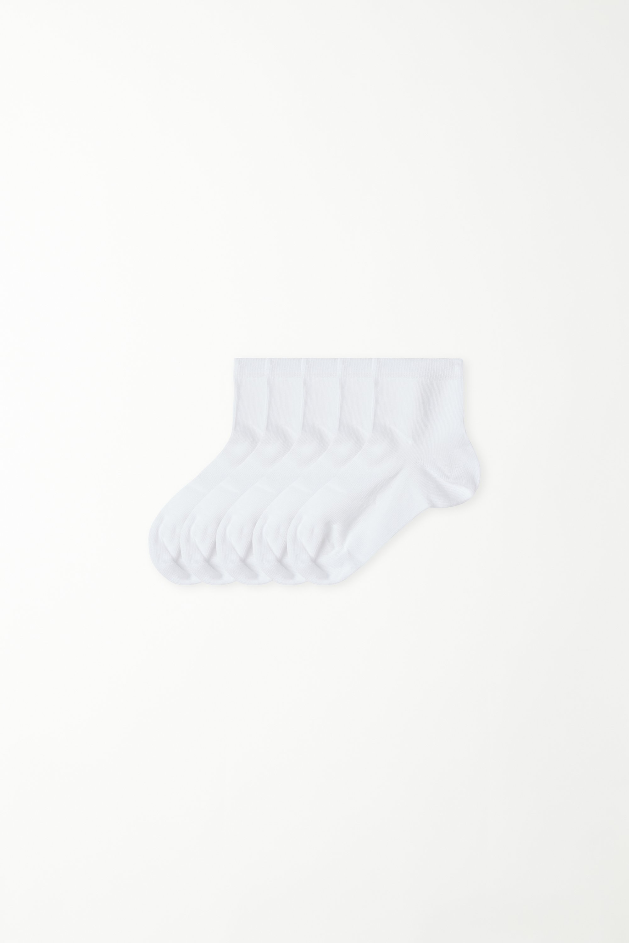 5 Párů Krátkých Dětských Ponožek z Lehké Bavlny Unisex