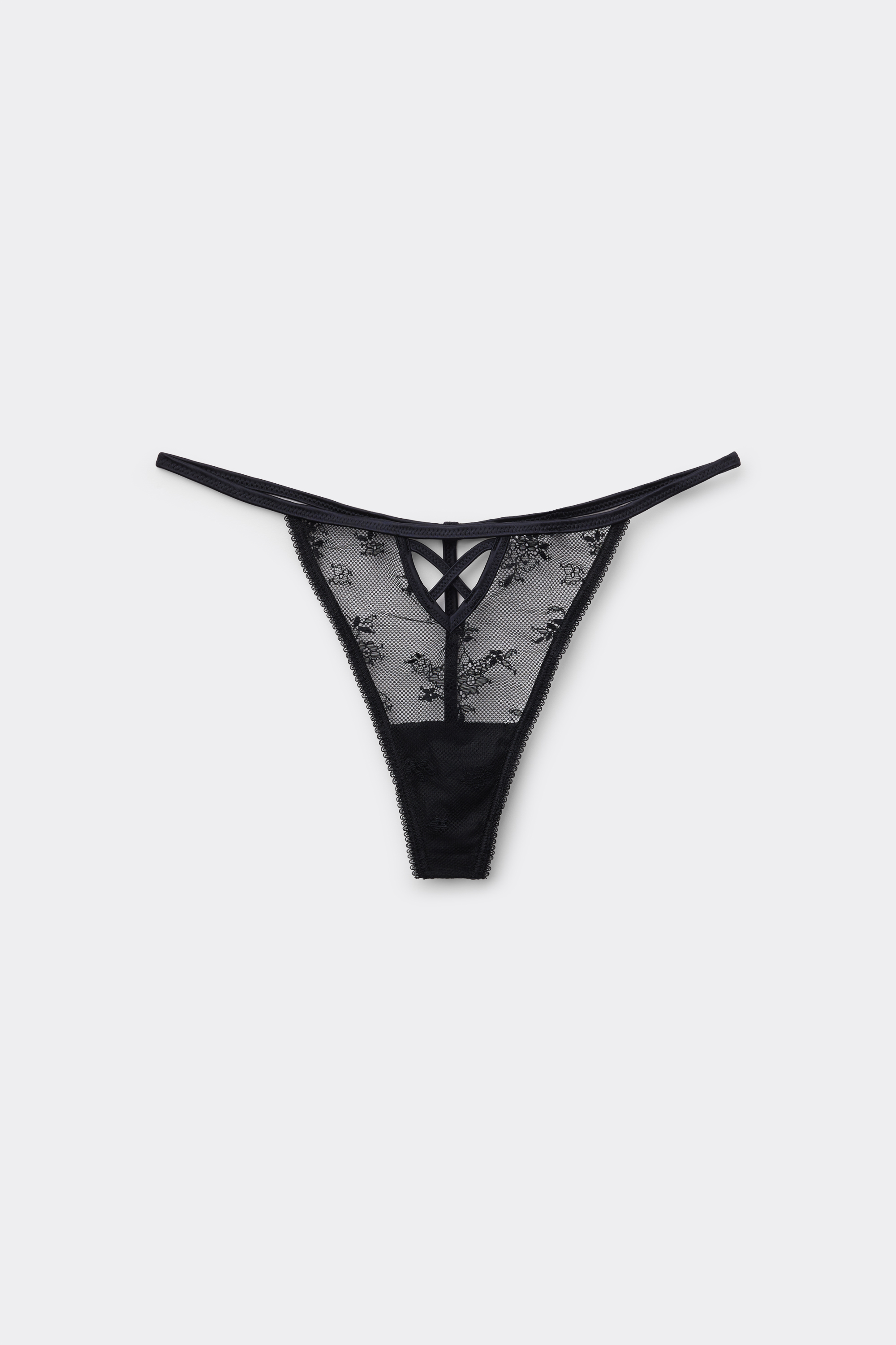 String Côtés Fins façon Tanga Dentelle Croisé