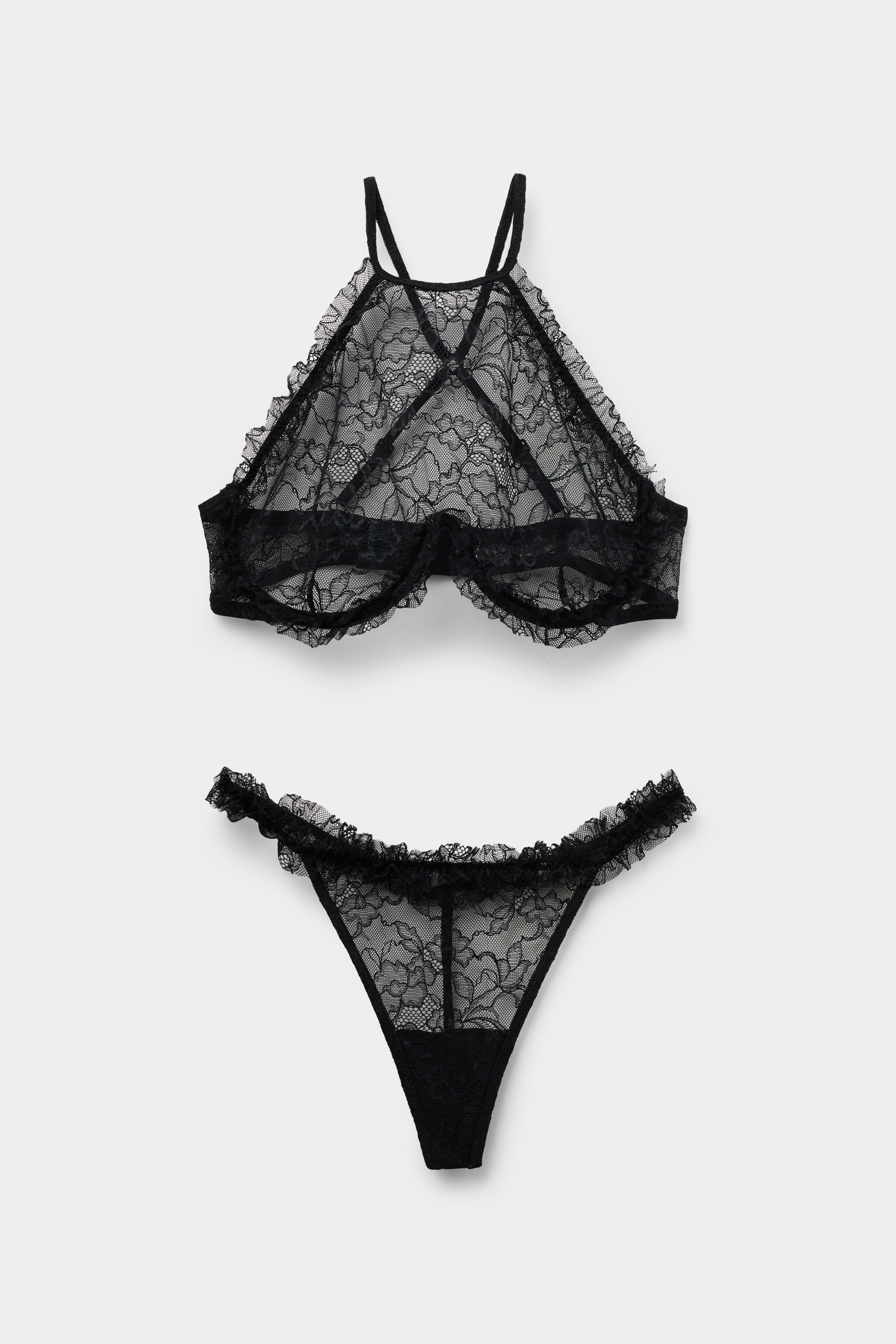 Zweiteiler Bra-Top/Stringtanga Heart to Heart