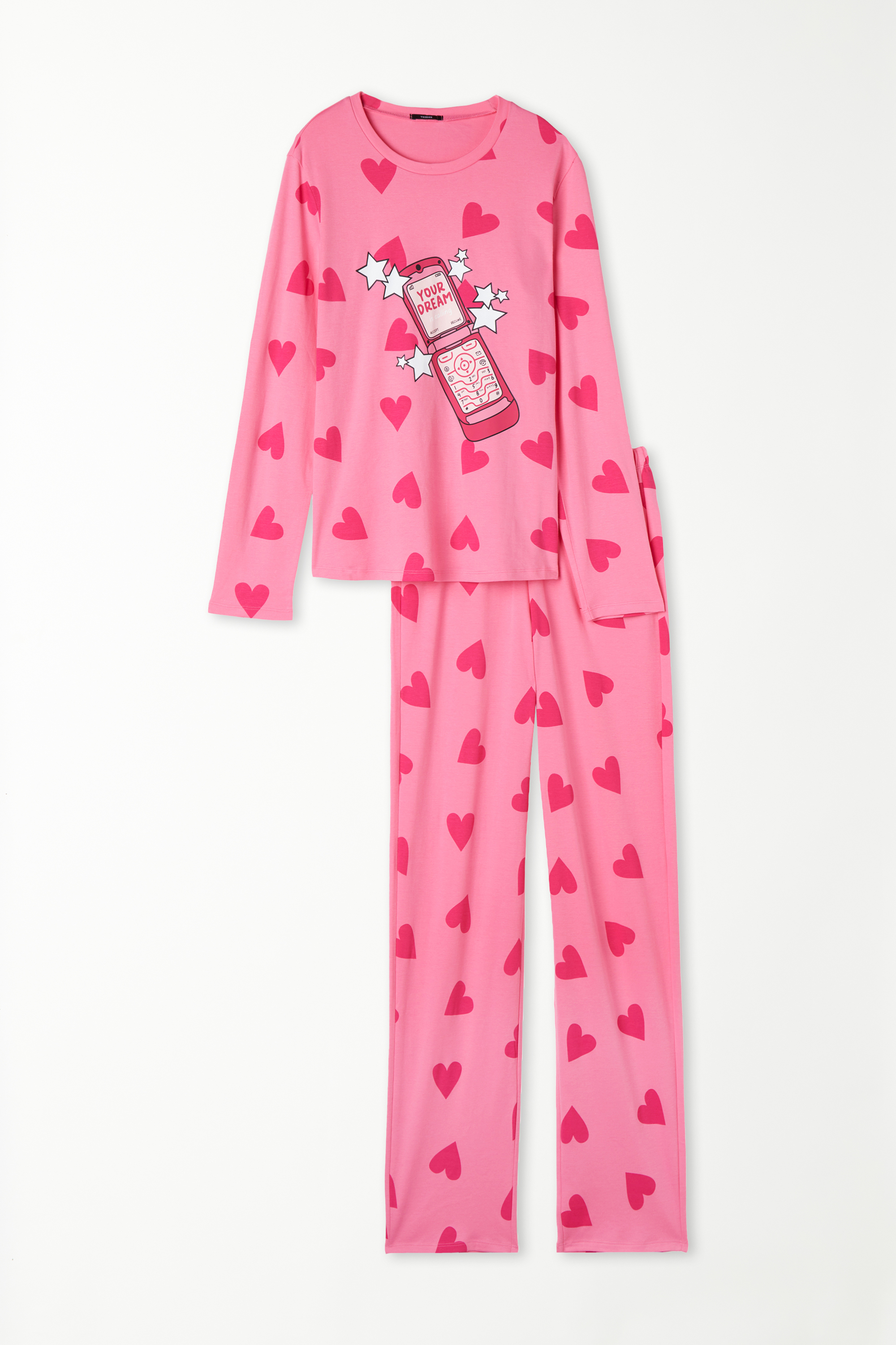 Langer Pyjama aus Baumwolle mit „Your Dream“-Print