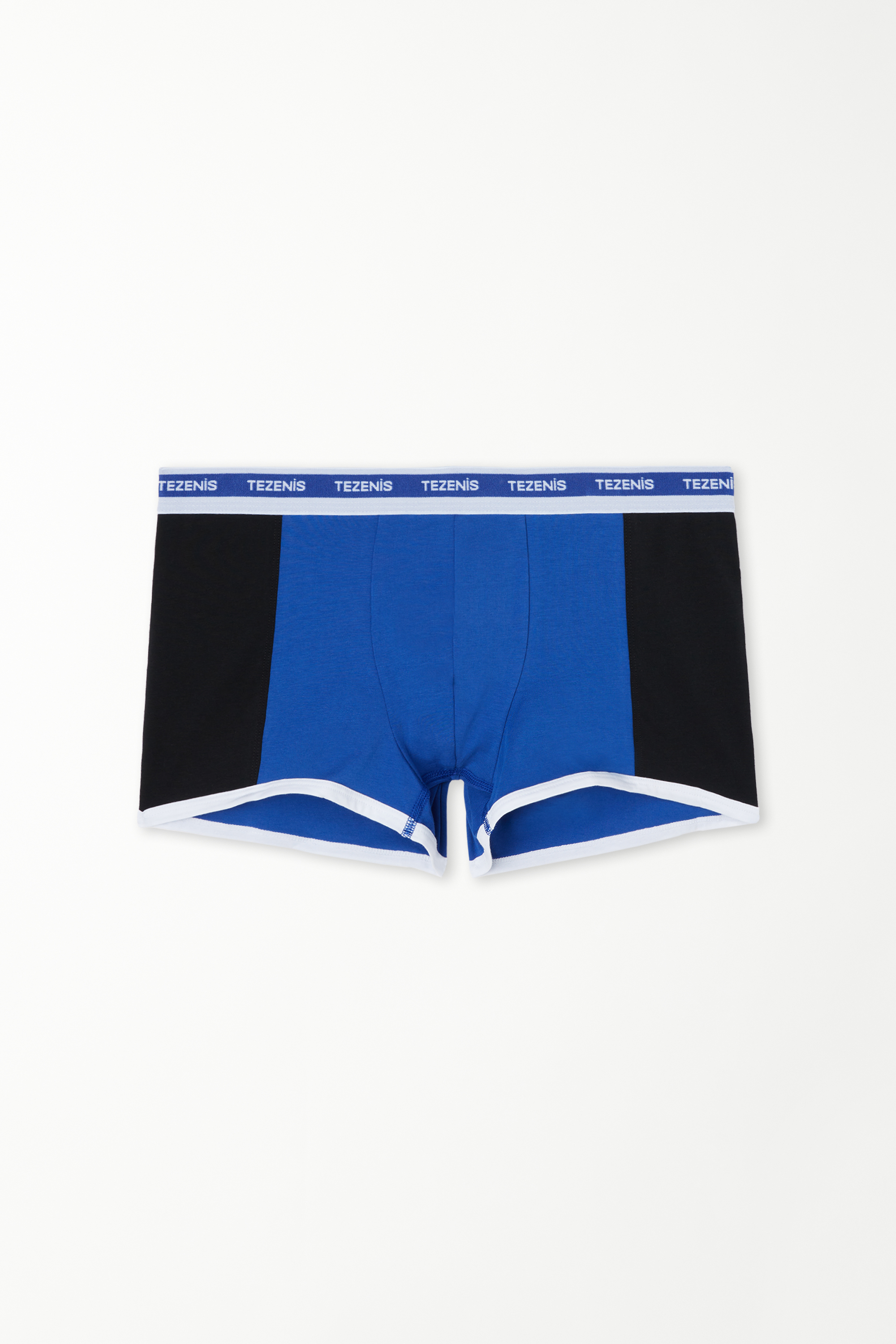 Boxer Coton Bicolore avec Élastique Logo