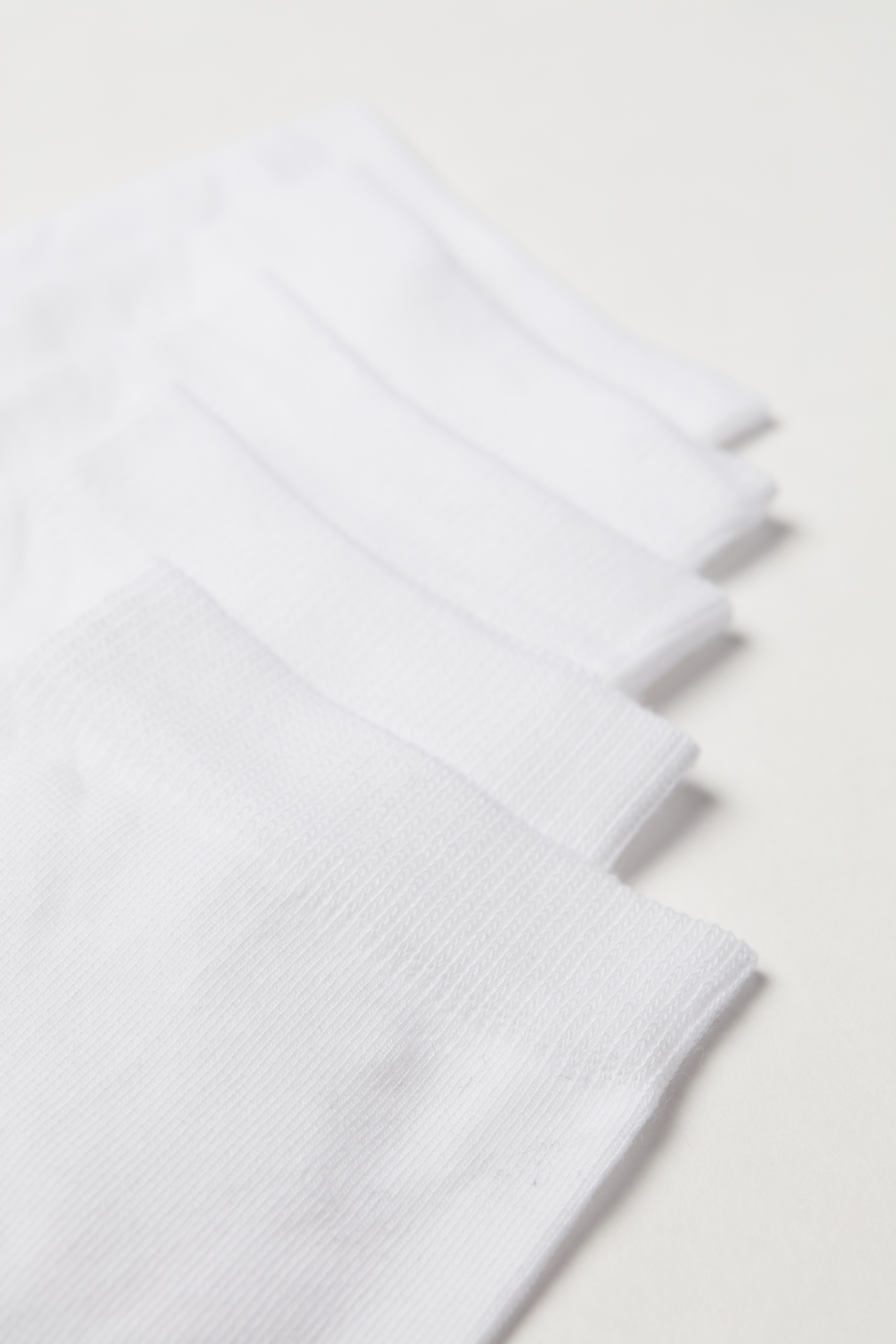 5 Pares de Calcetines Cortos de Algodón