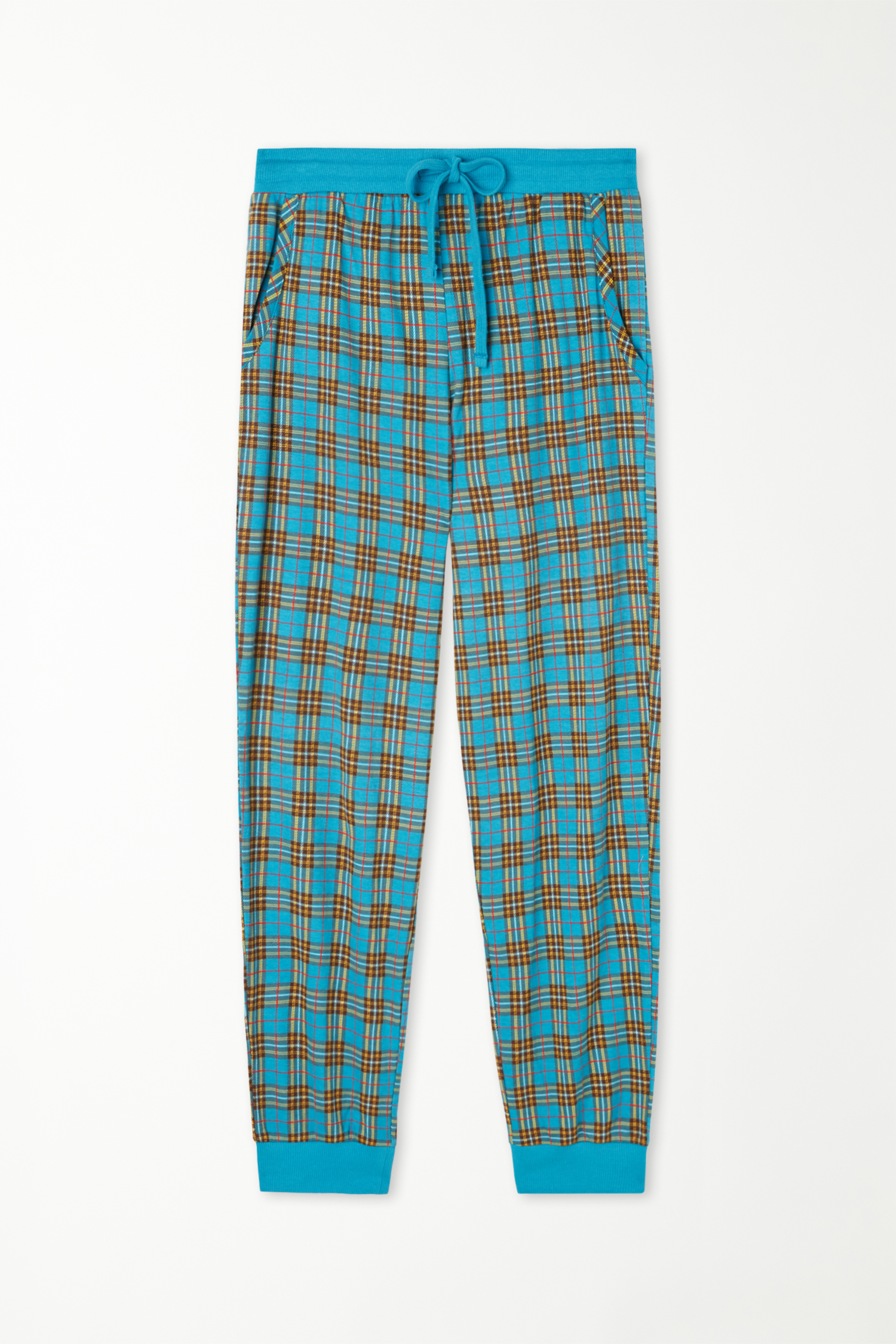 Cotton Trousers with Drawstring