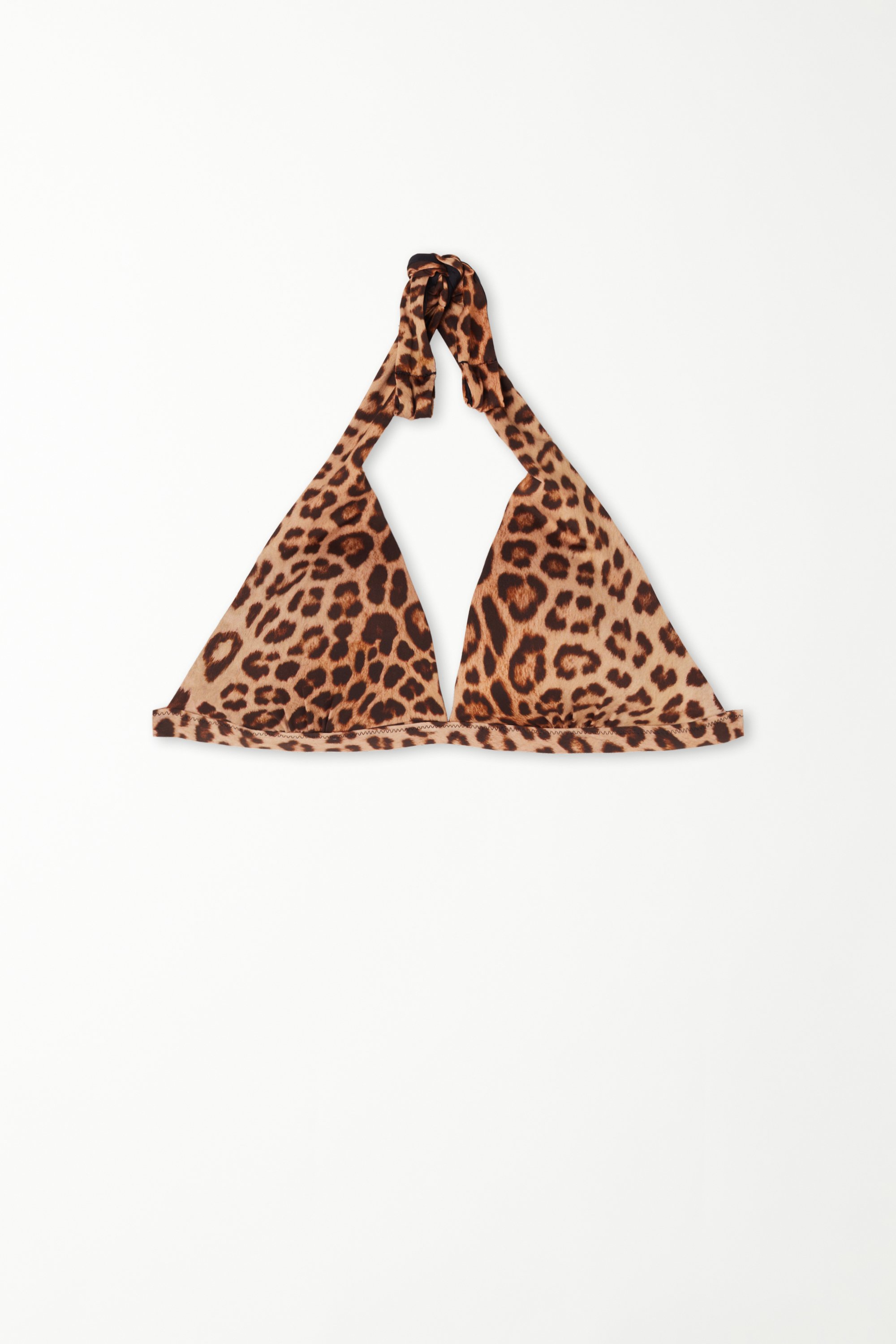 Wild Leopard Padded Triangle Bikini Top
