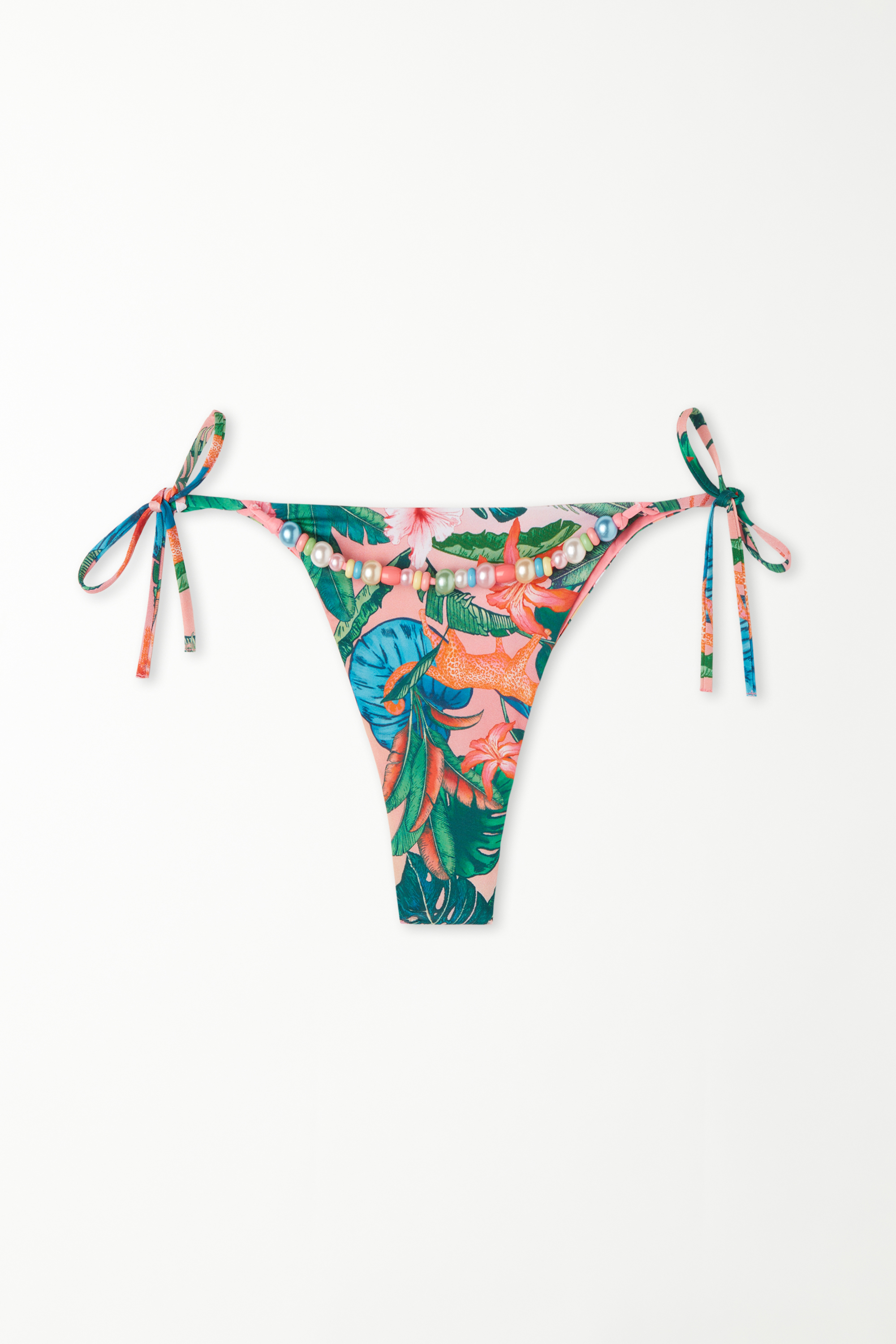 Brazyliany Bikini z Tasiemkami Sorbet Jungle