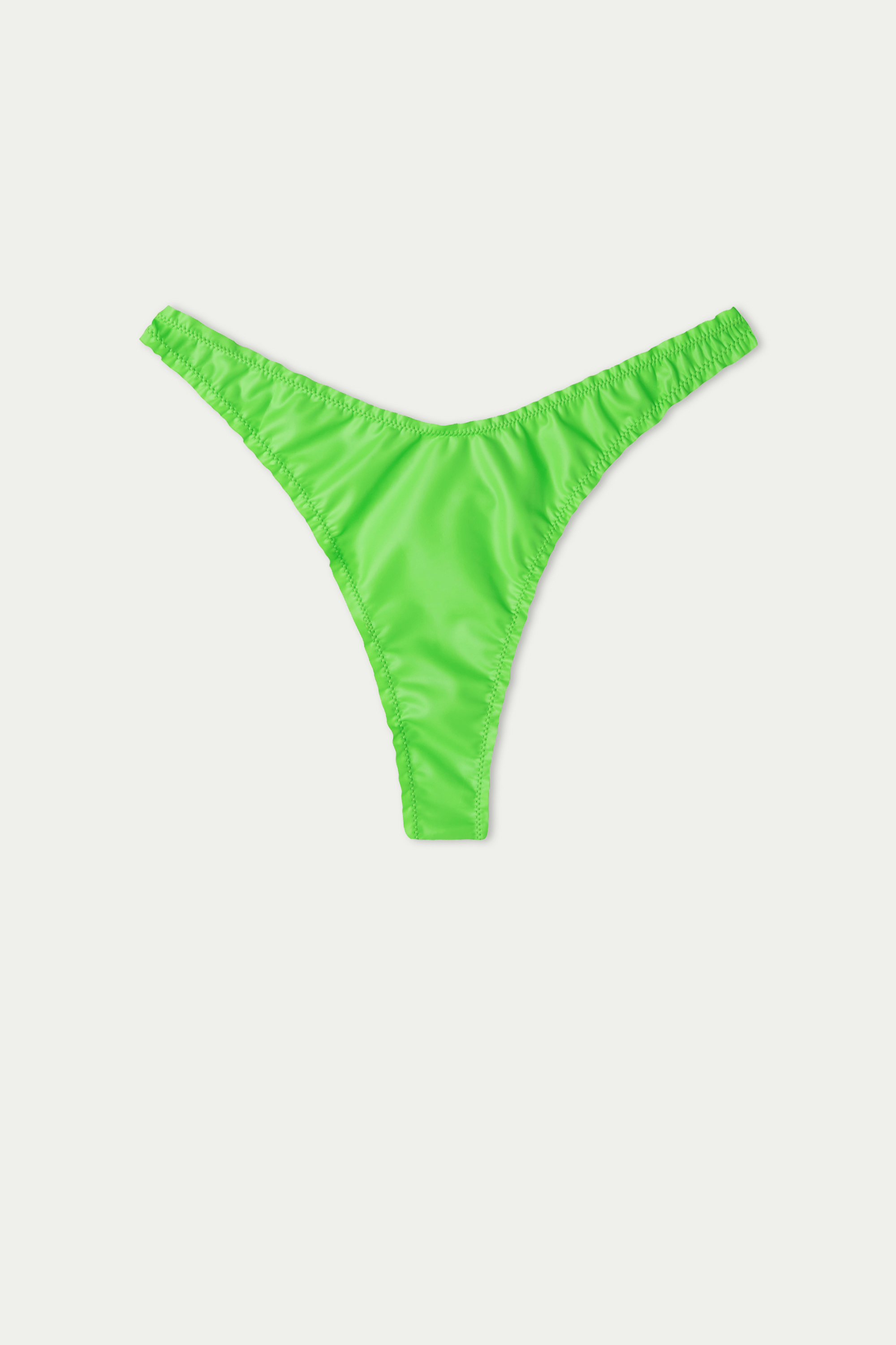 Street Latex High-Cut Thong