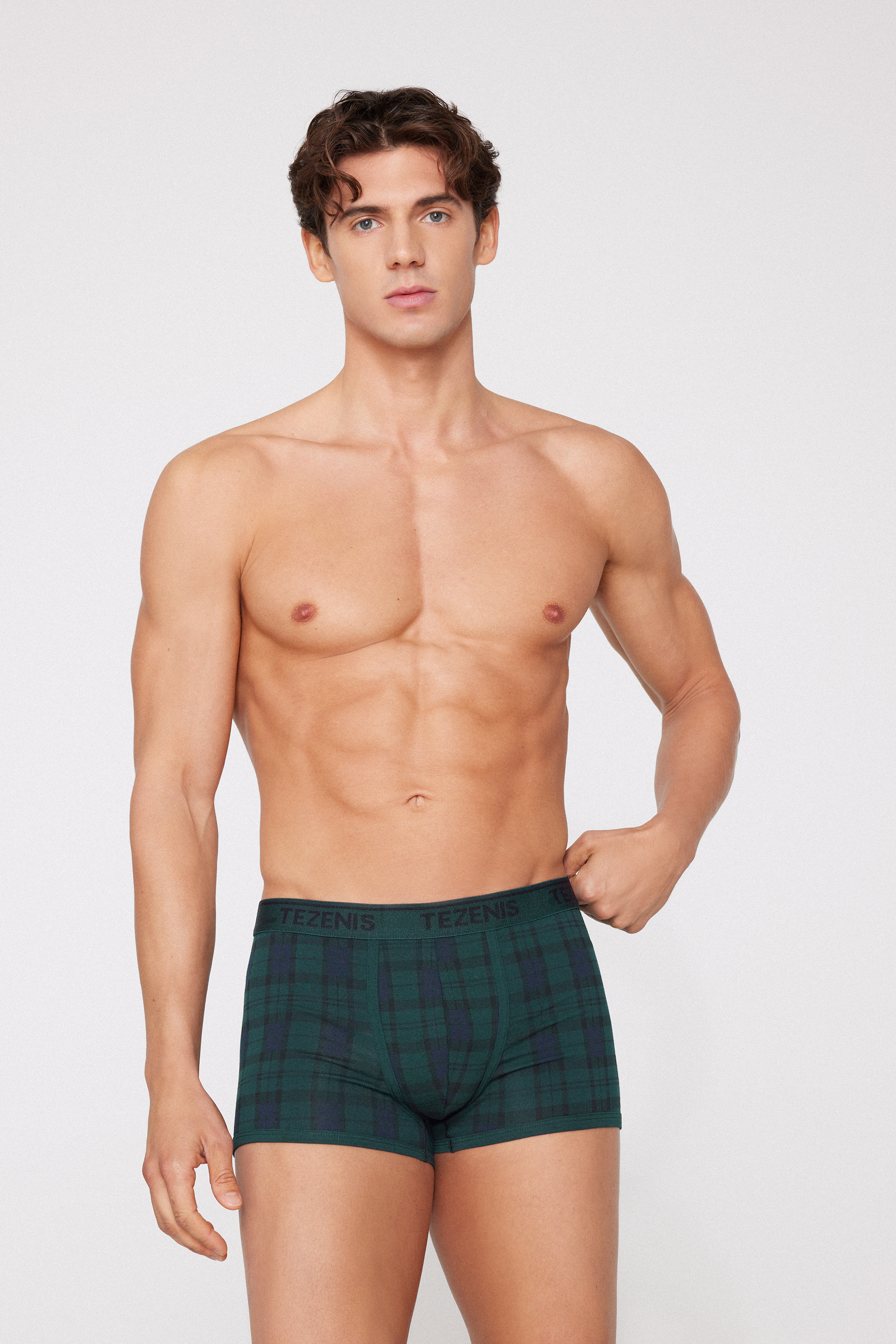 Boxers de algod&atilde;o para homem