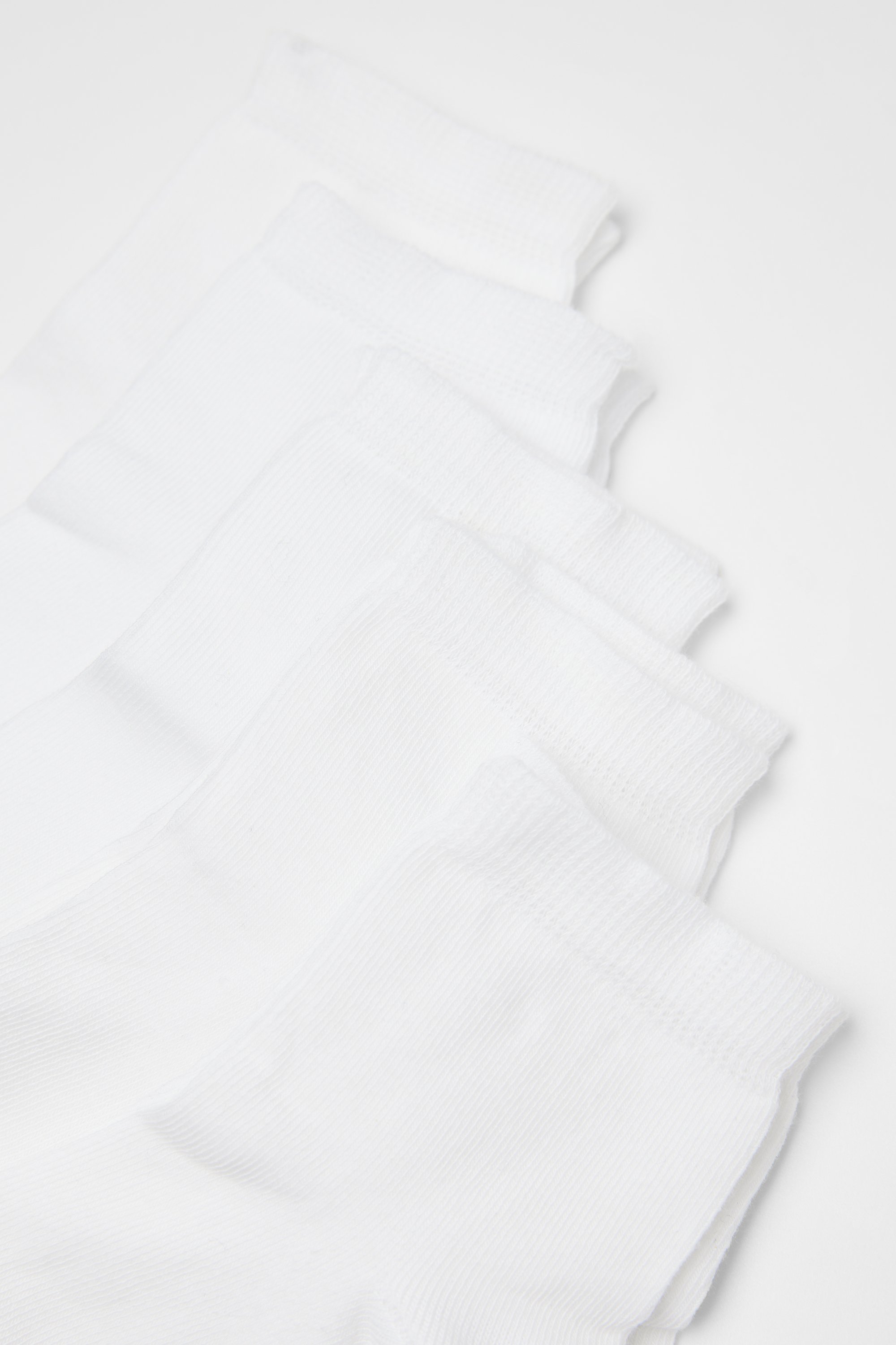 5 par krótkich skarpetek dziecięcych z cienkiej bawełny