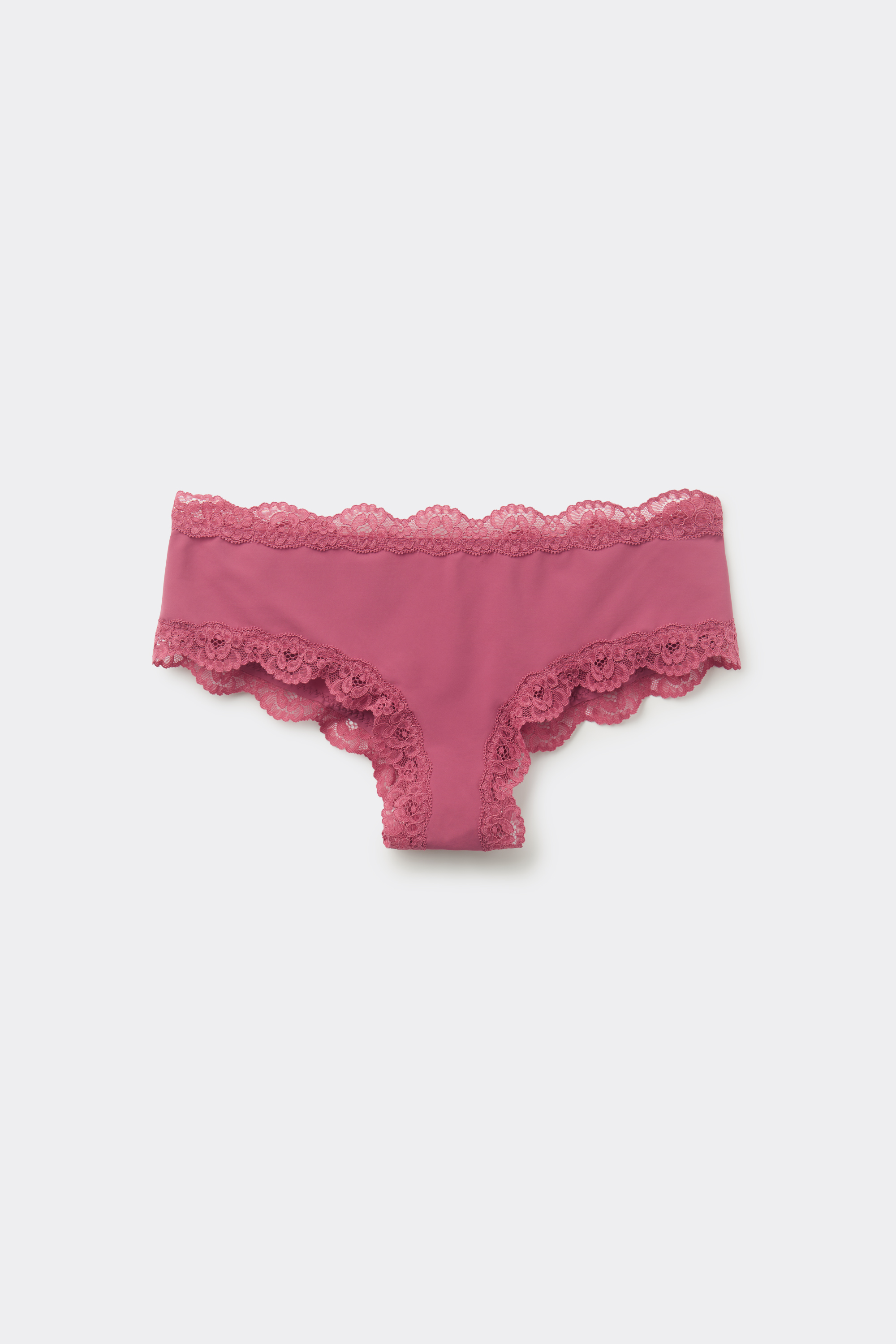Culotte Brésilienne Microfibre Recyclée et Dentelle