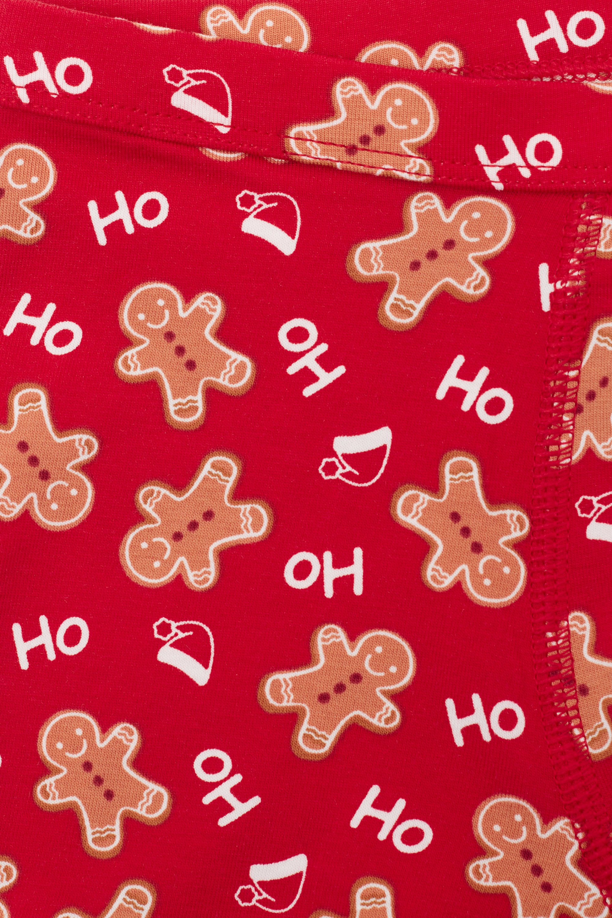 Boys' Christmas Print Cotton Boxers