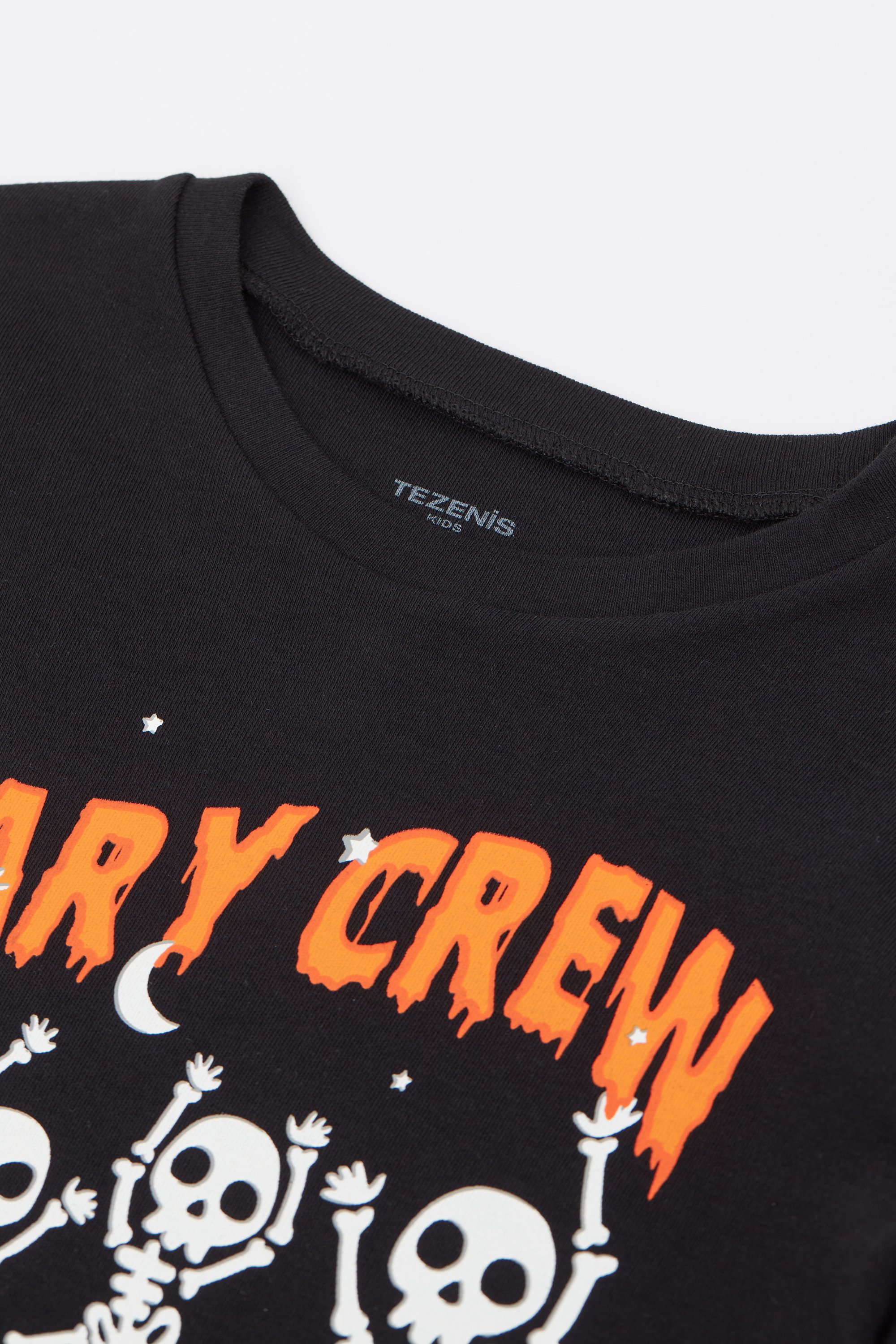 Pijama Largo Niño Algodón Grueso «Scary Crew»