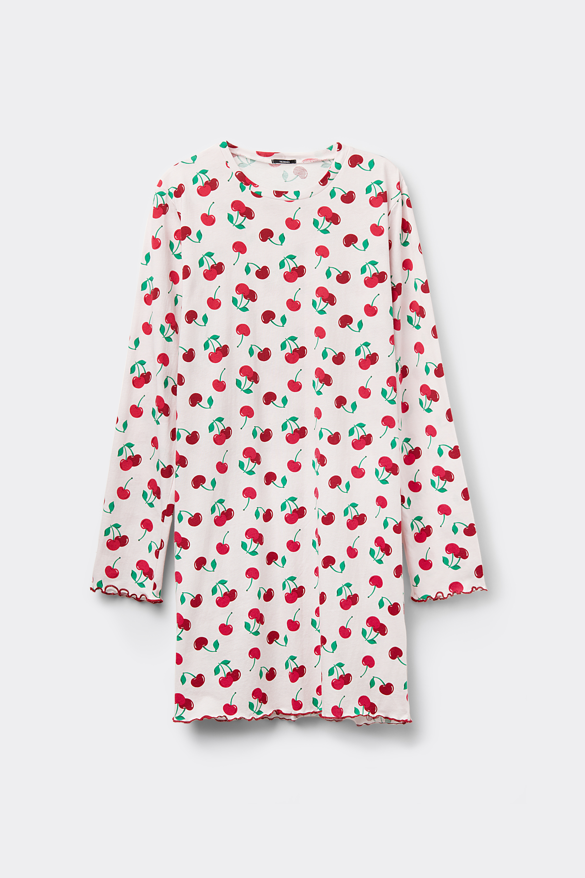 Cherry Print Cotton Nightdress