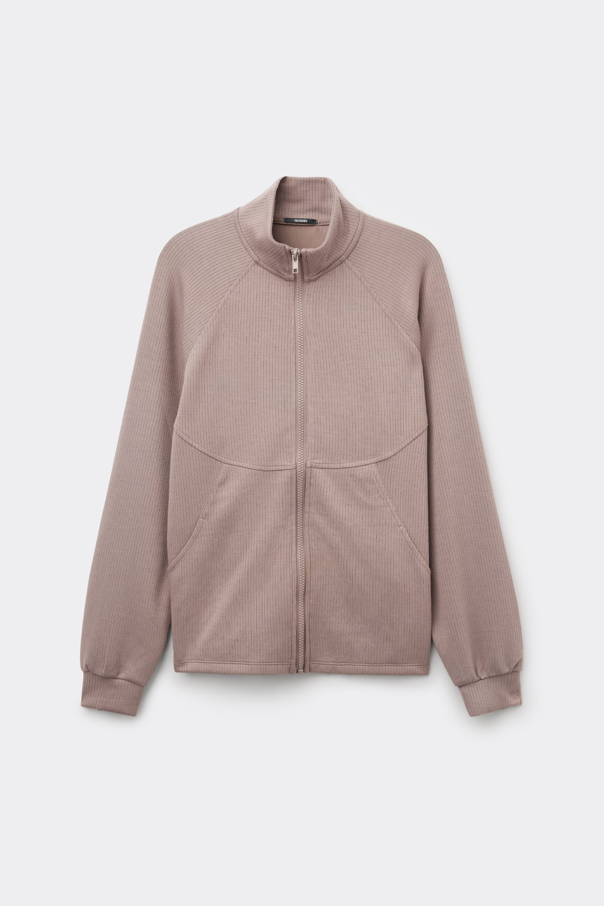 Superior Softness Ribbed Zip-Up Sweatshirt