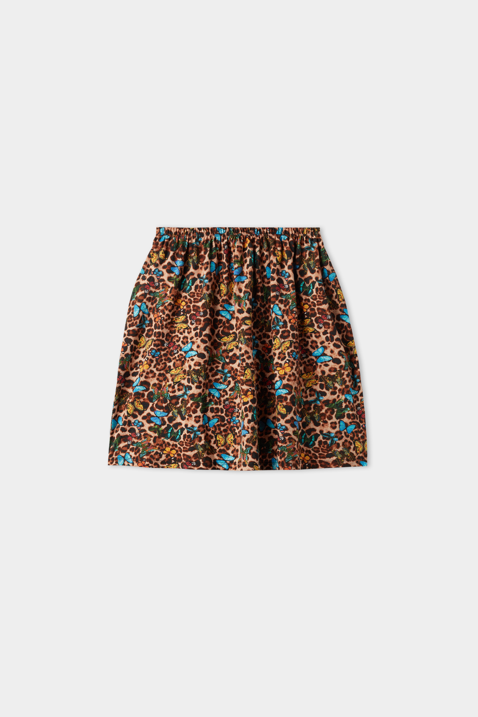 Girls’ Printed Cotton Midi Skirt