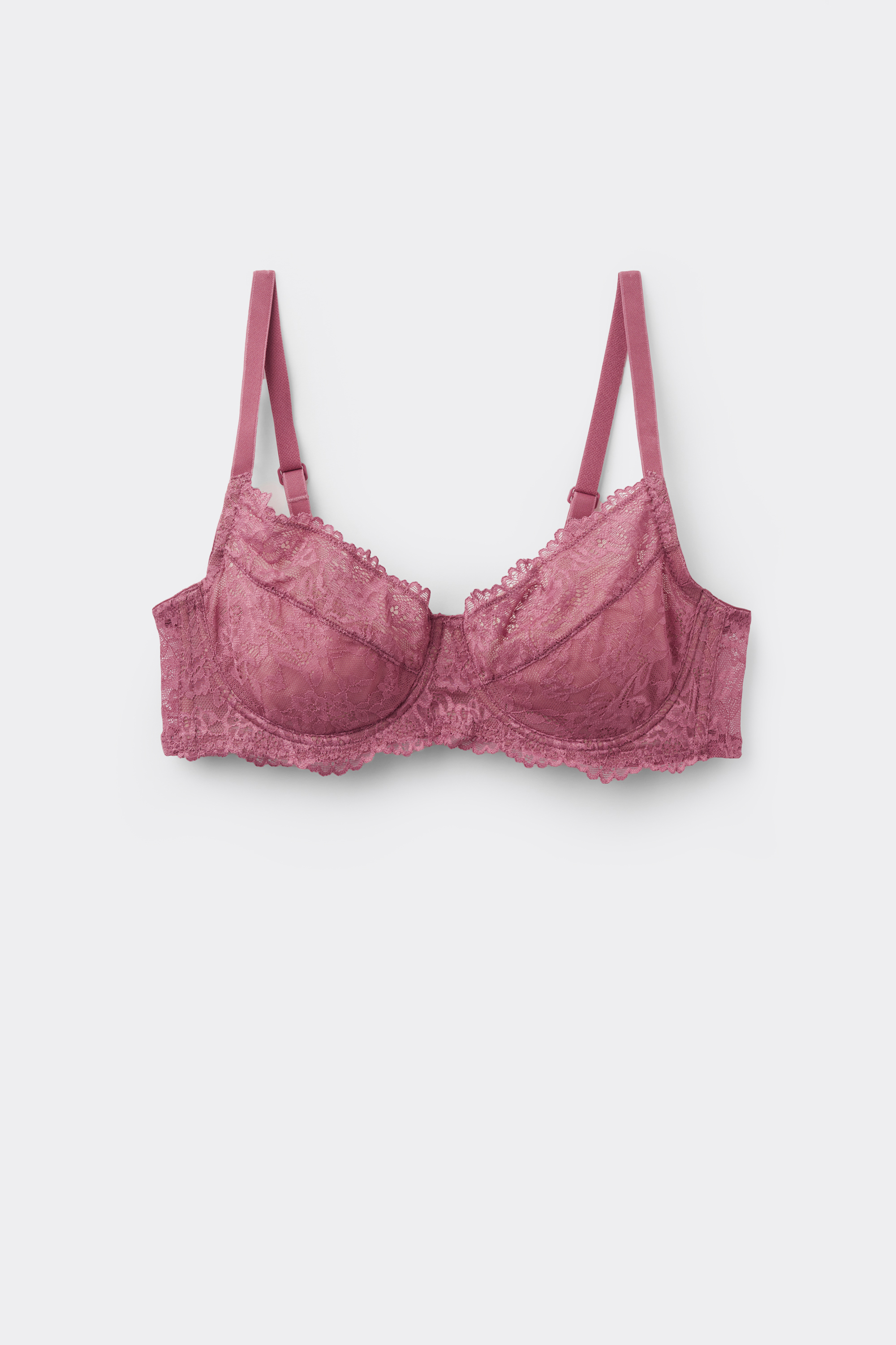 Reggiseno Balconcino Non Imbottito Pizzo Riciclato Paris