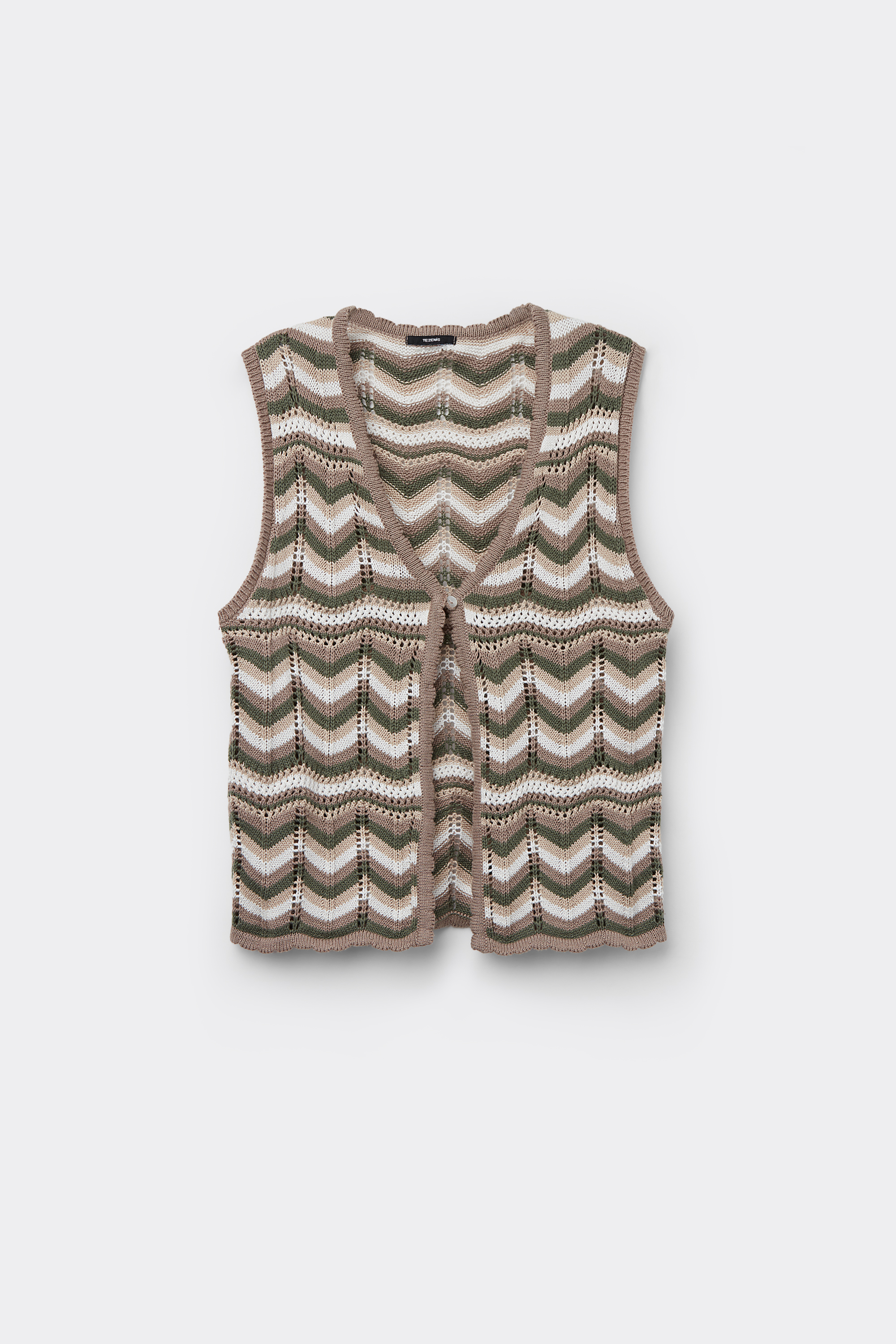 100% Crochet Cotton Gilet