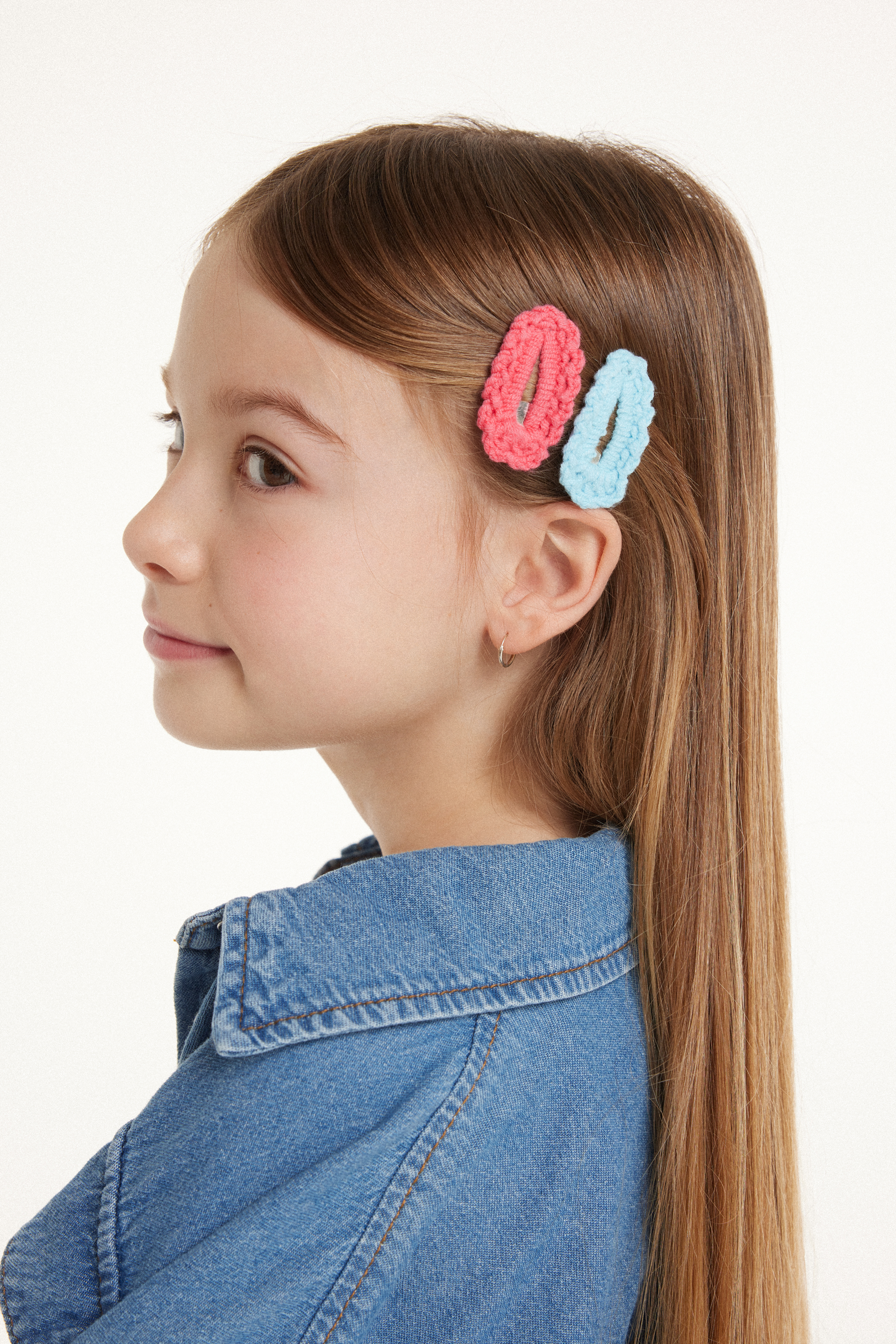 2 x Girls’ Crochet Hair Grips