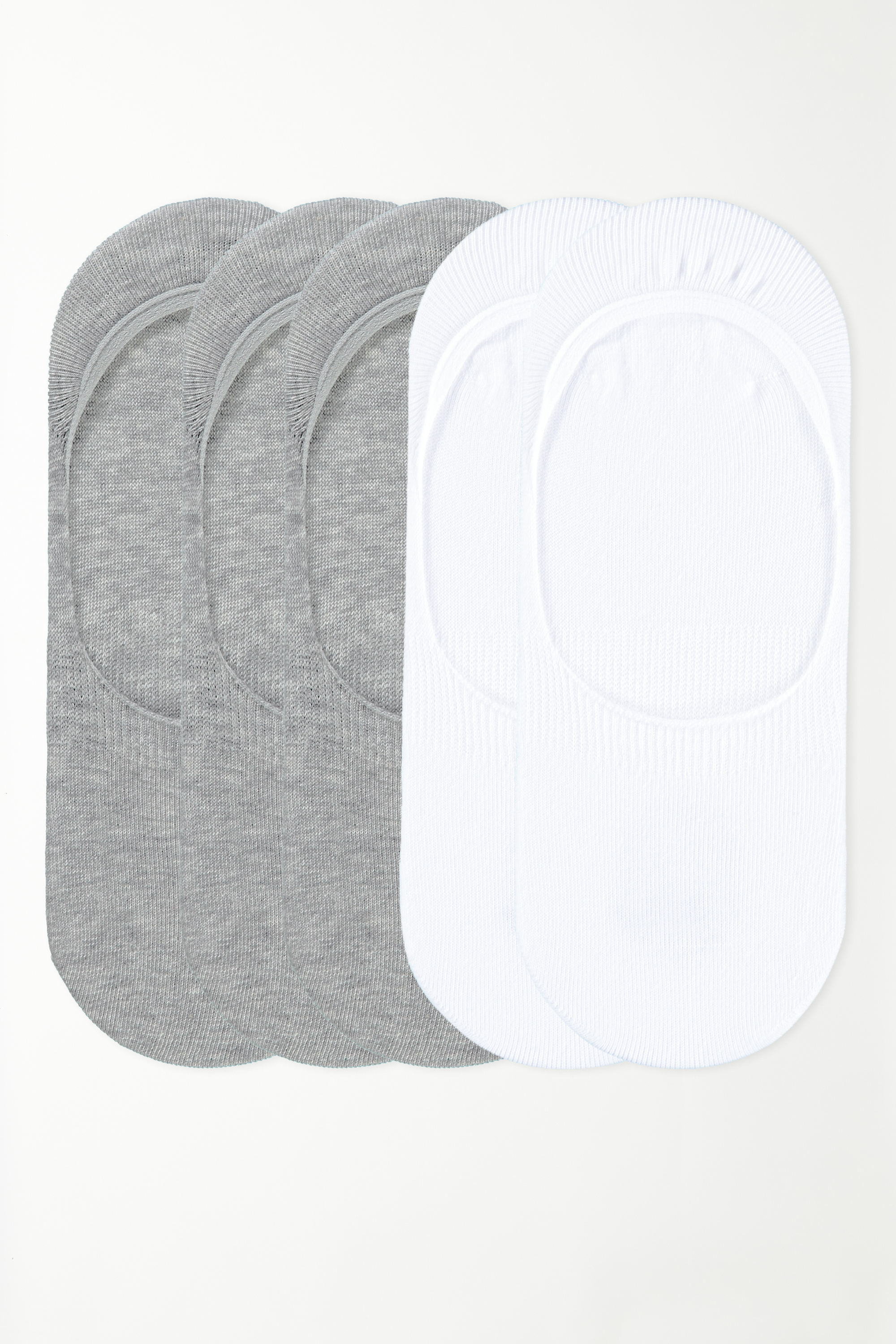 5 X Cotton No-Show Socks