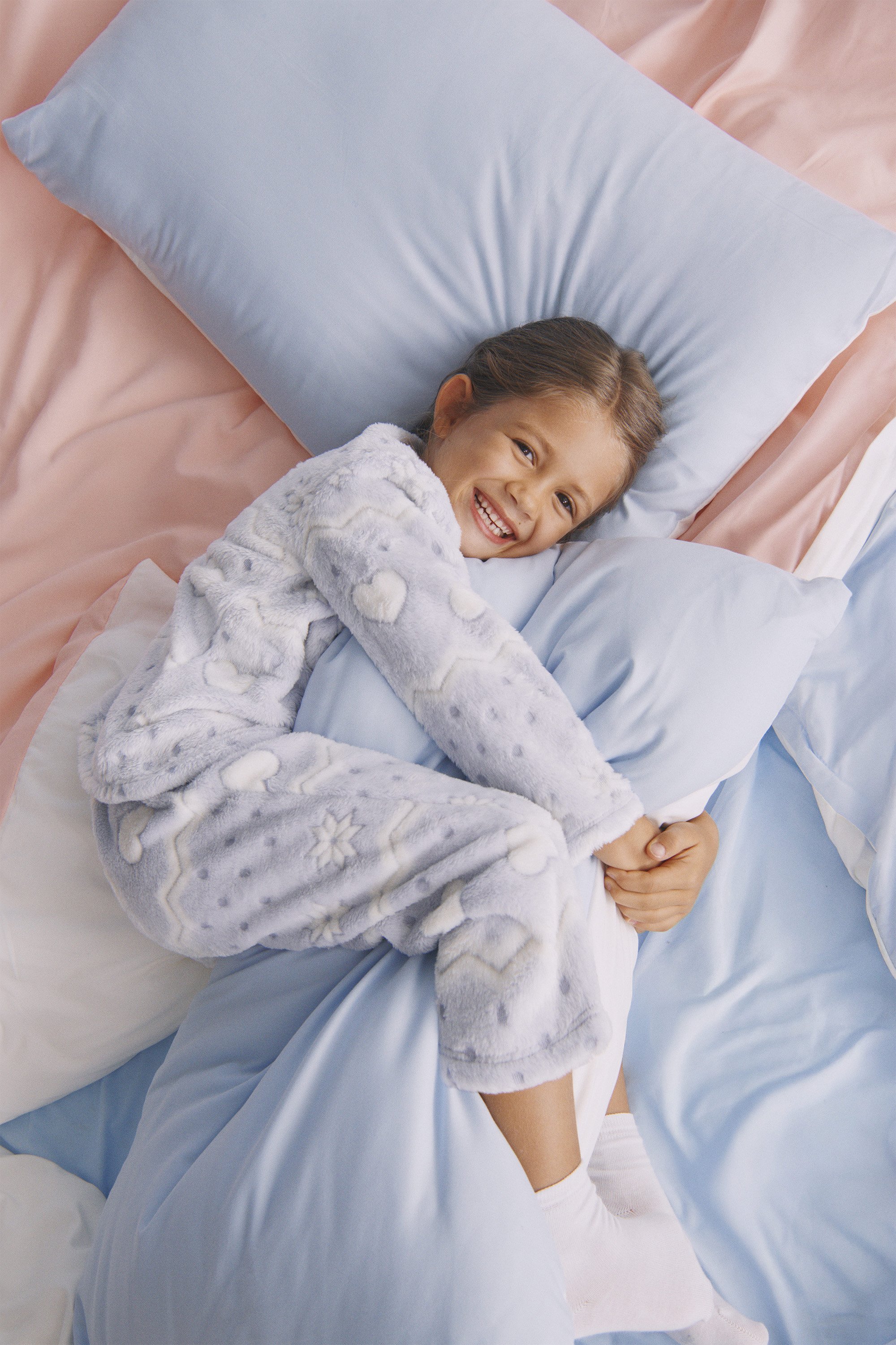 Μακριά Πιτζάμα για Κορίτσια από Ντεβορέ Φλις με Σκανδιναβικό Print