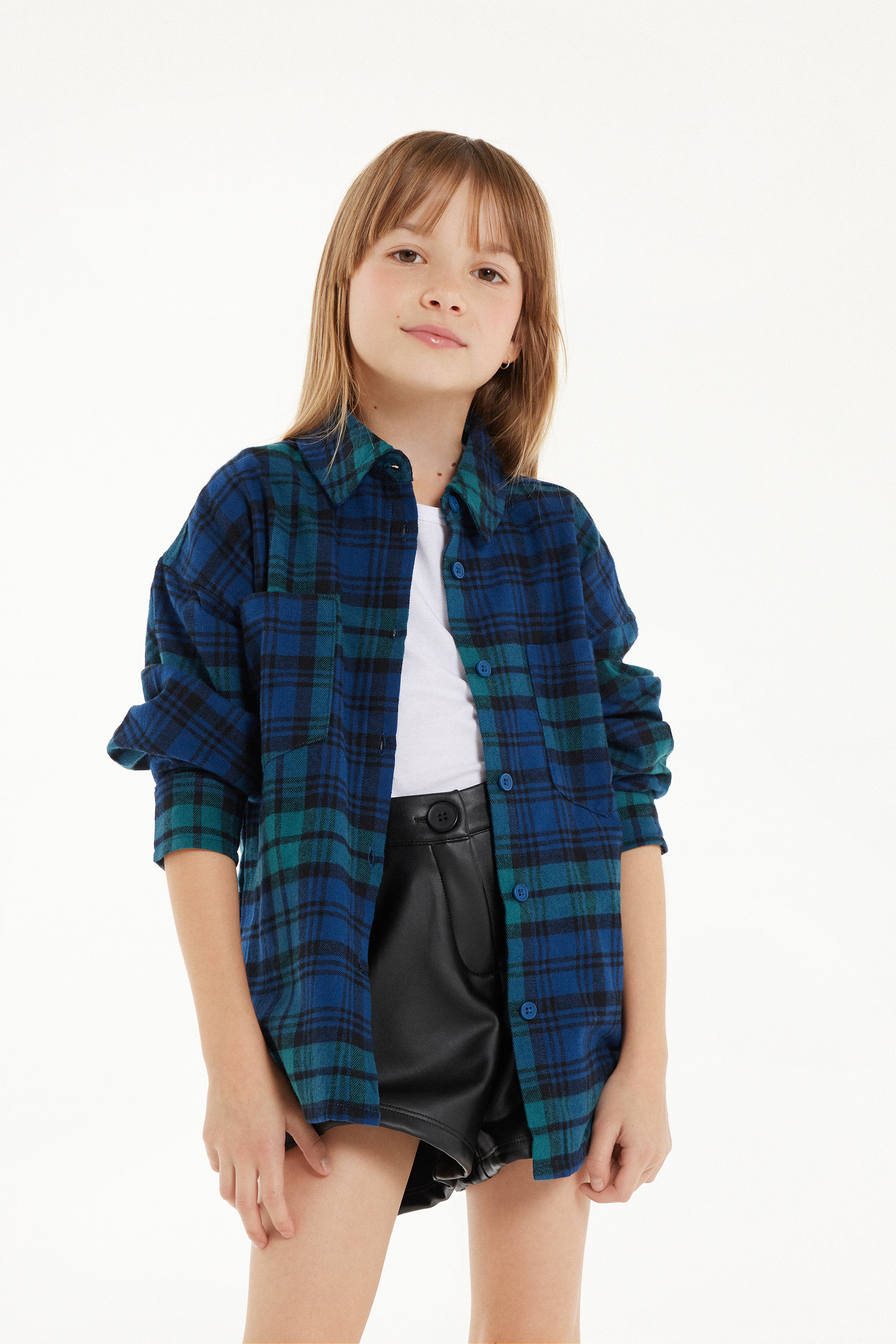 Camicia Maniche Lunghe in Flanella Bimba
