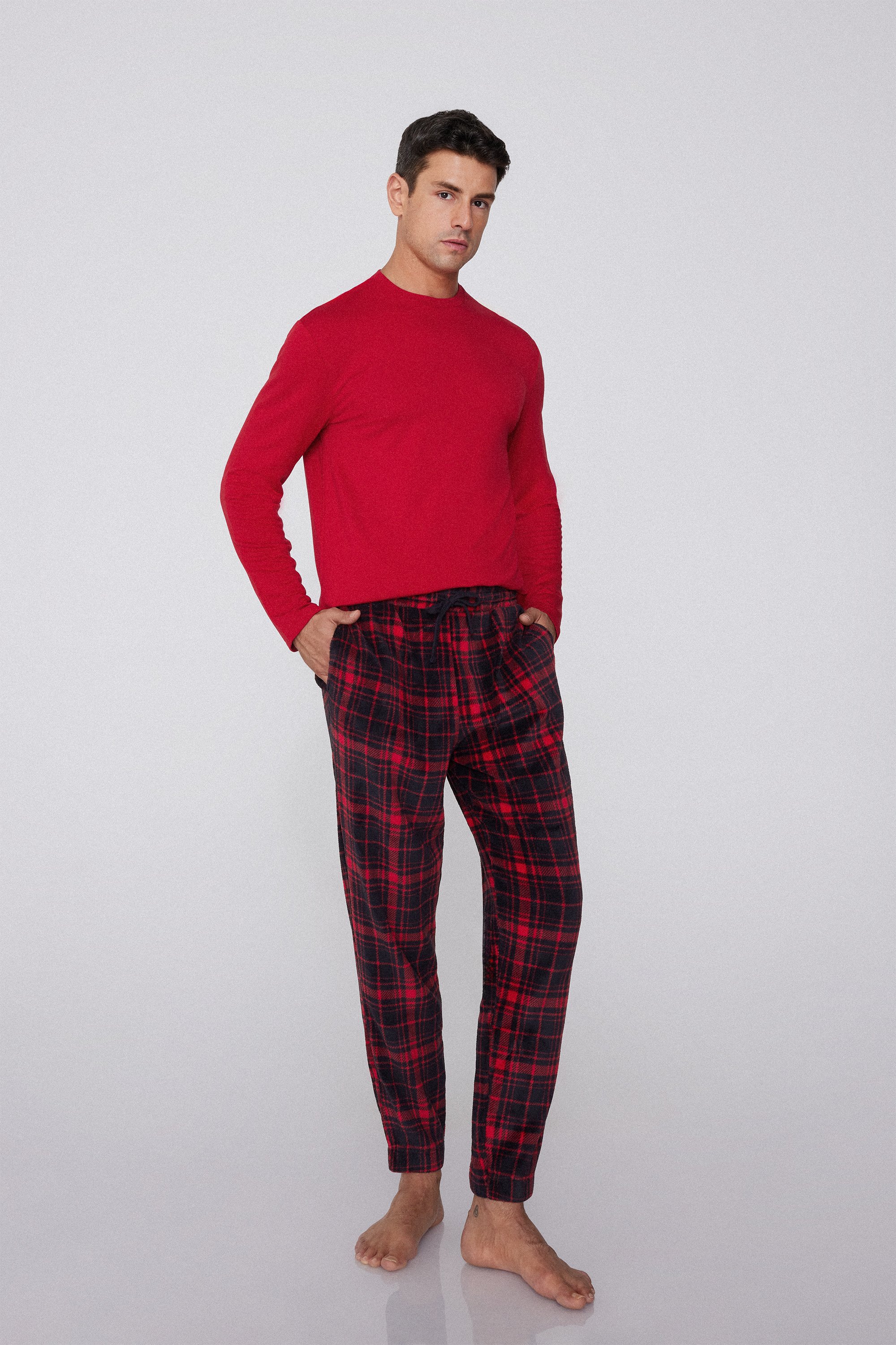 Light Fleece Trousers with Pockets