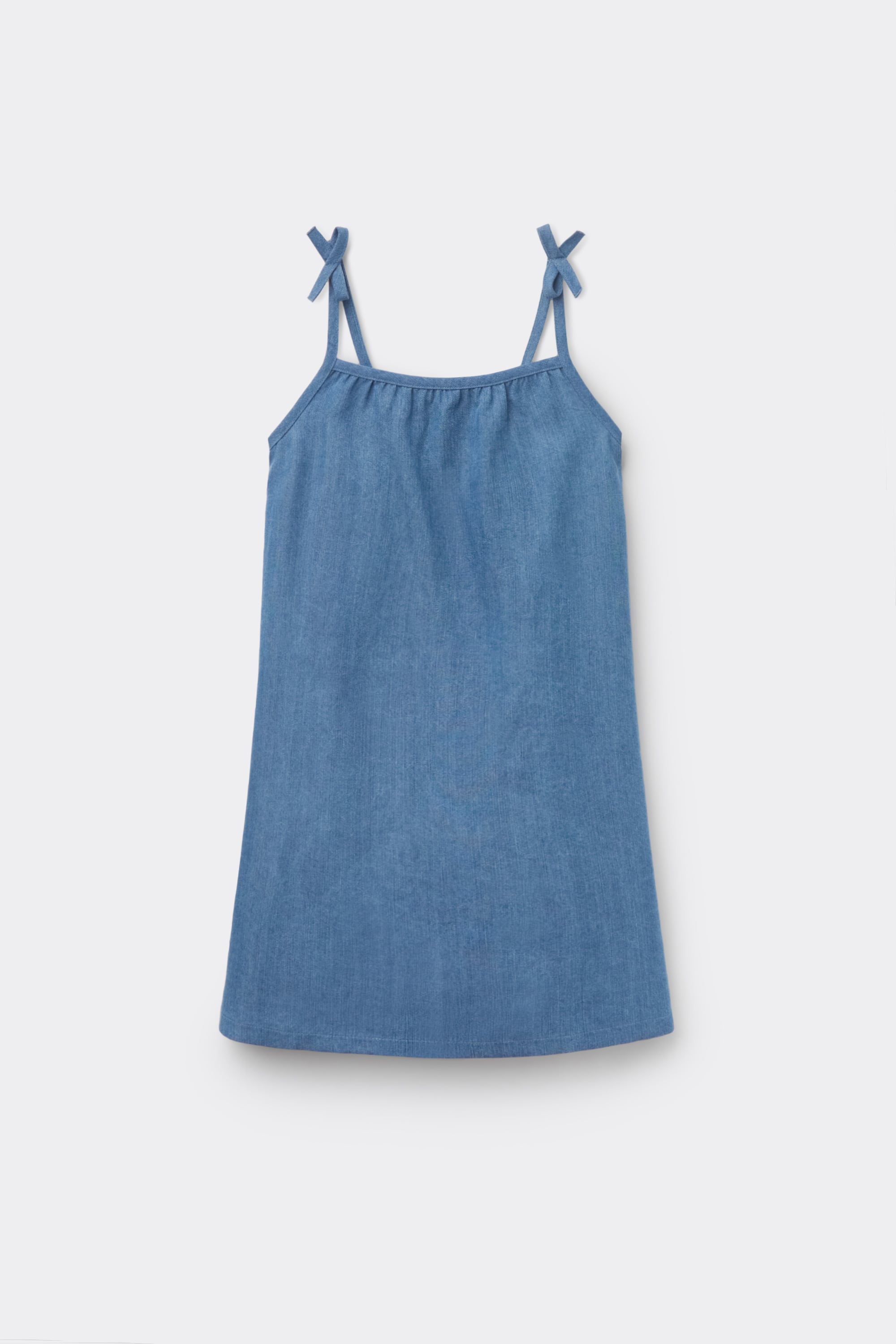 Vestido de Tela Denim para Ni&ntilde;a