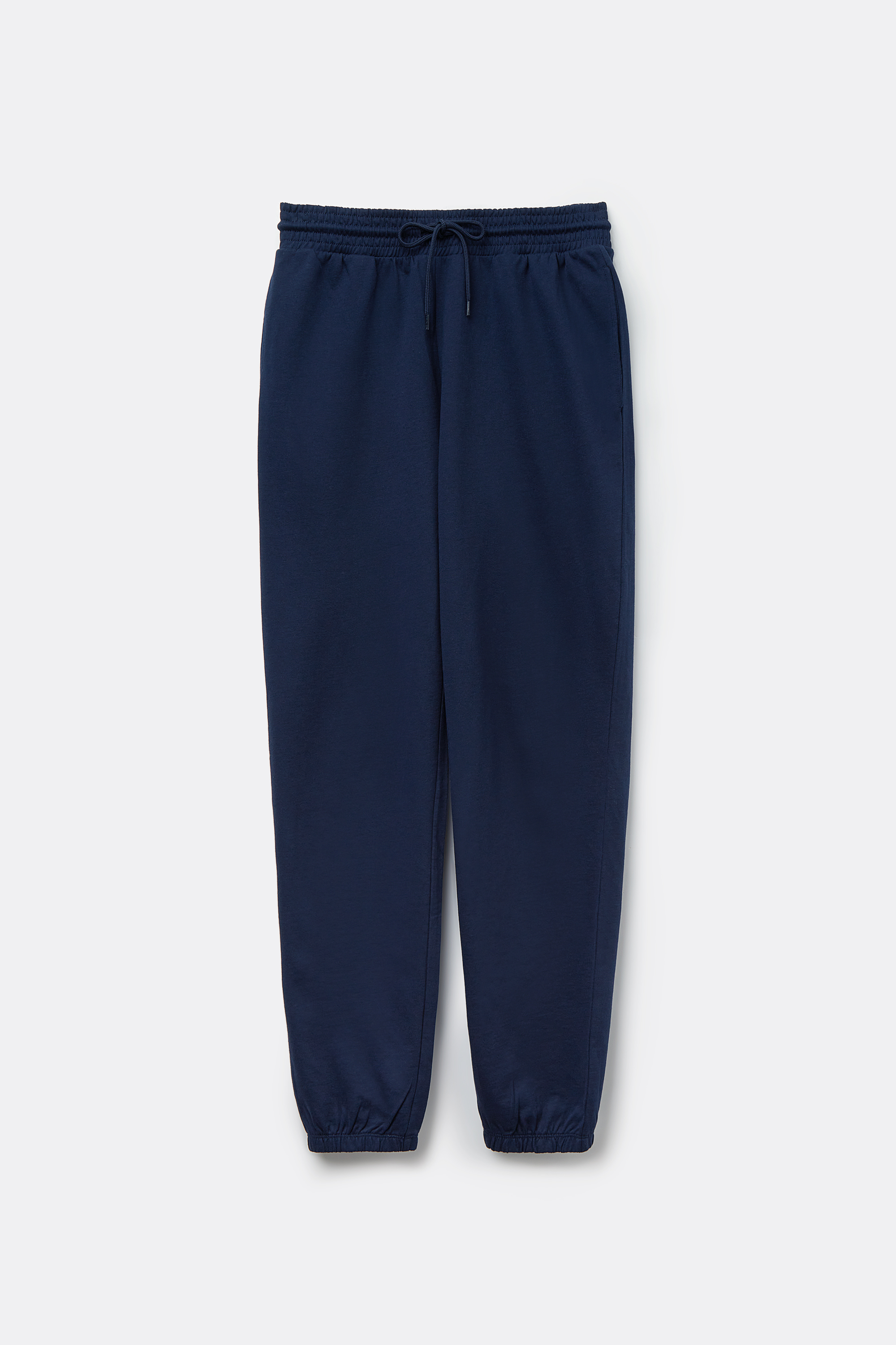 Joggers with Welt Pocket and Drawstring