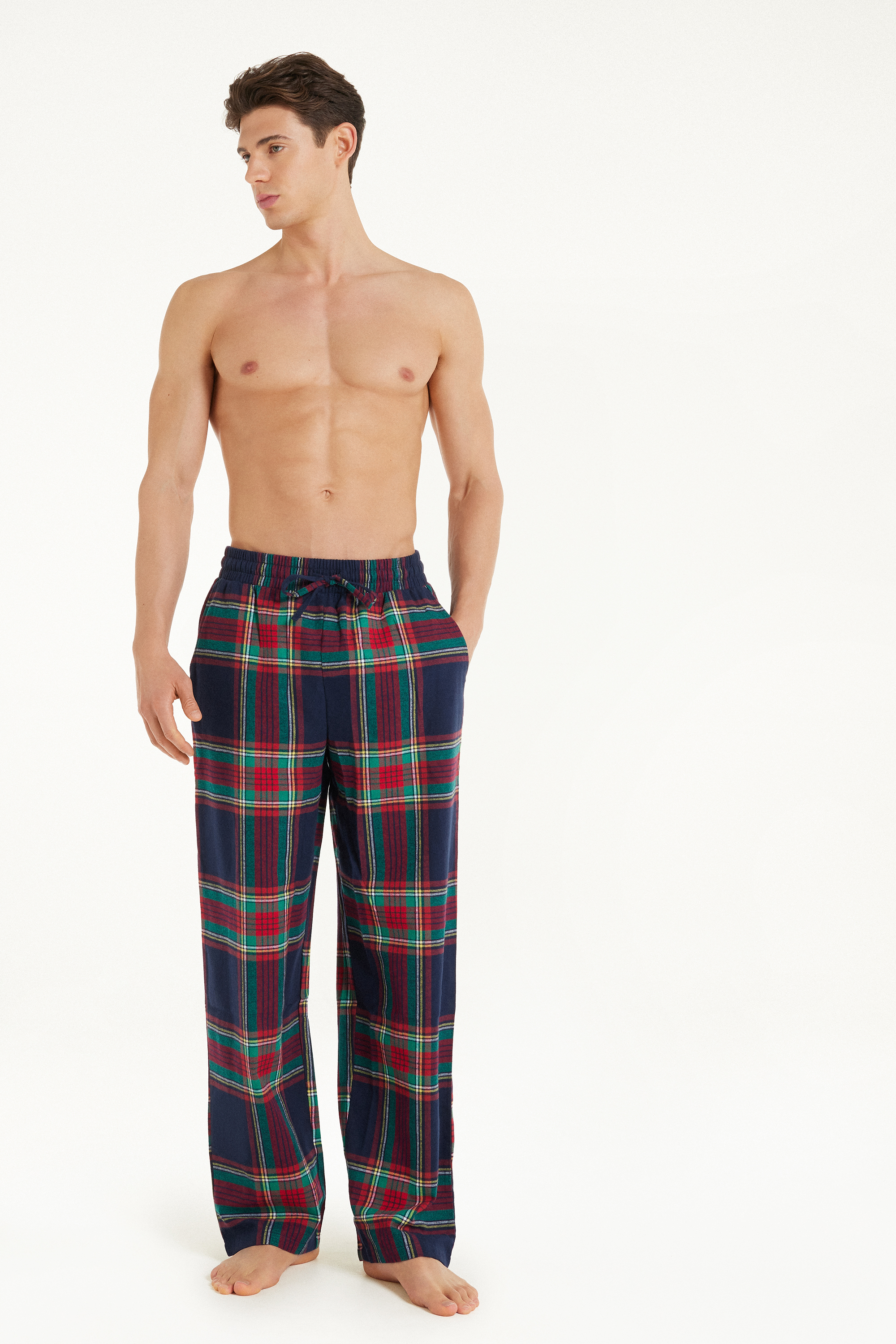 Long Flannel Pyjama Bottoms