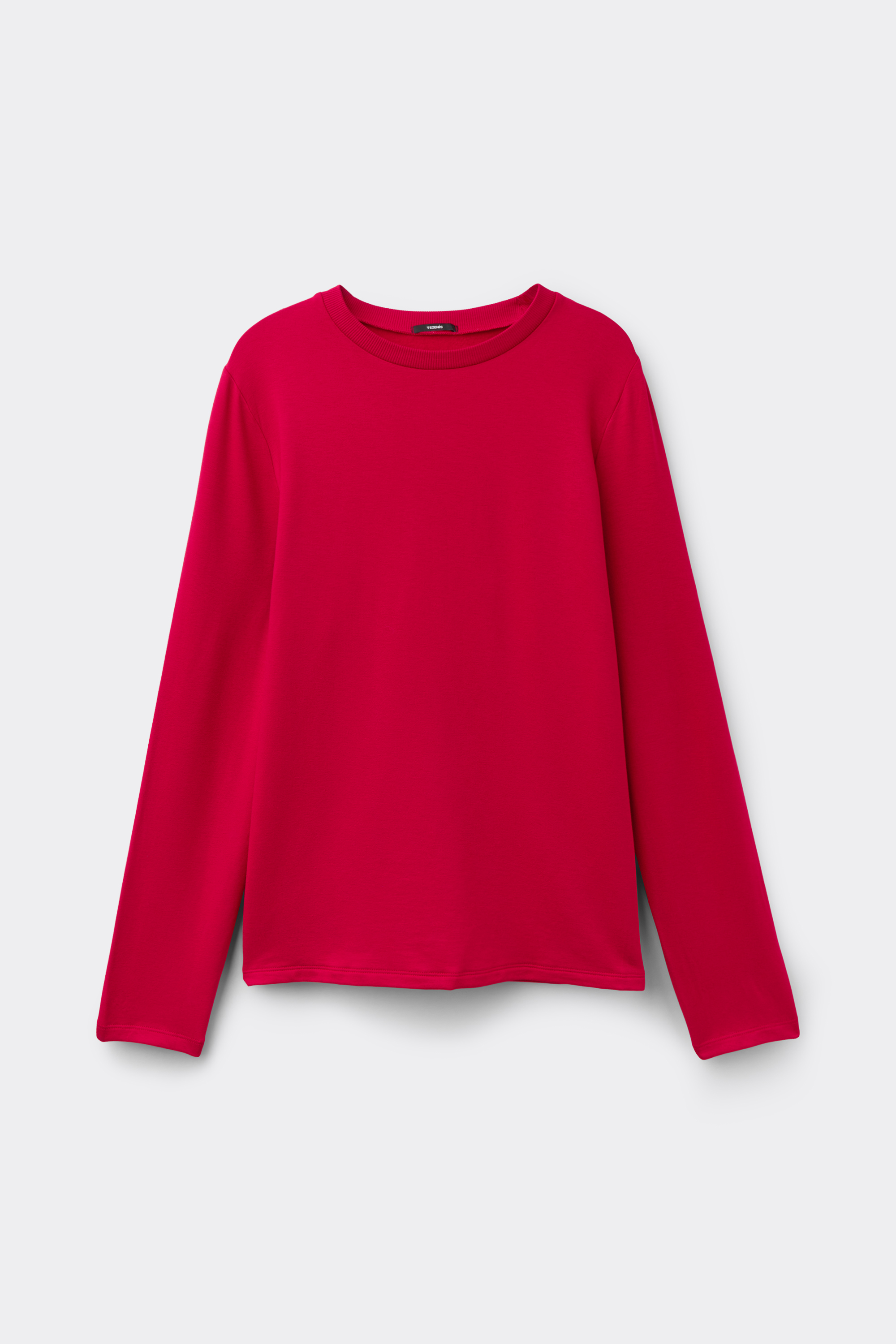 Maglia Felpata Manica Lunga Girocollo Viscosa
