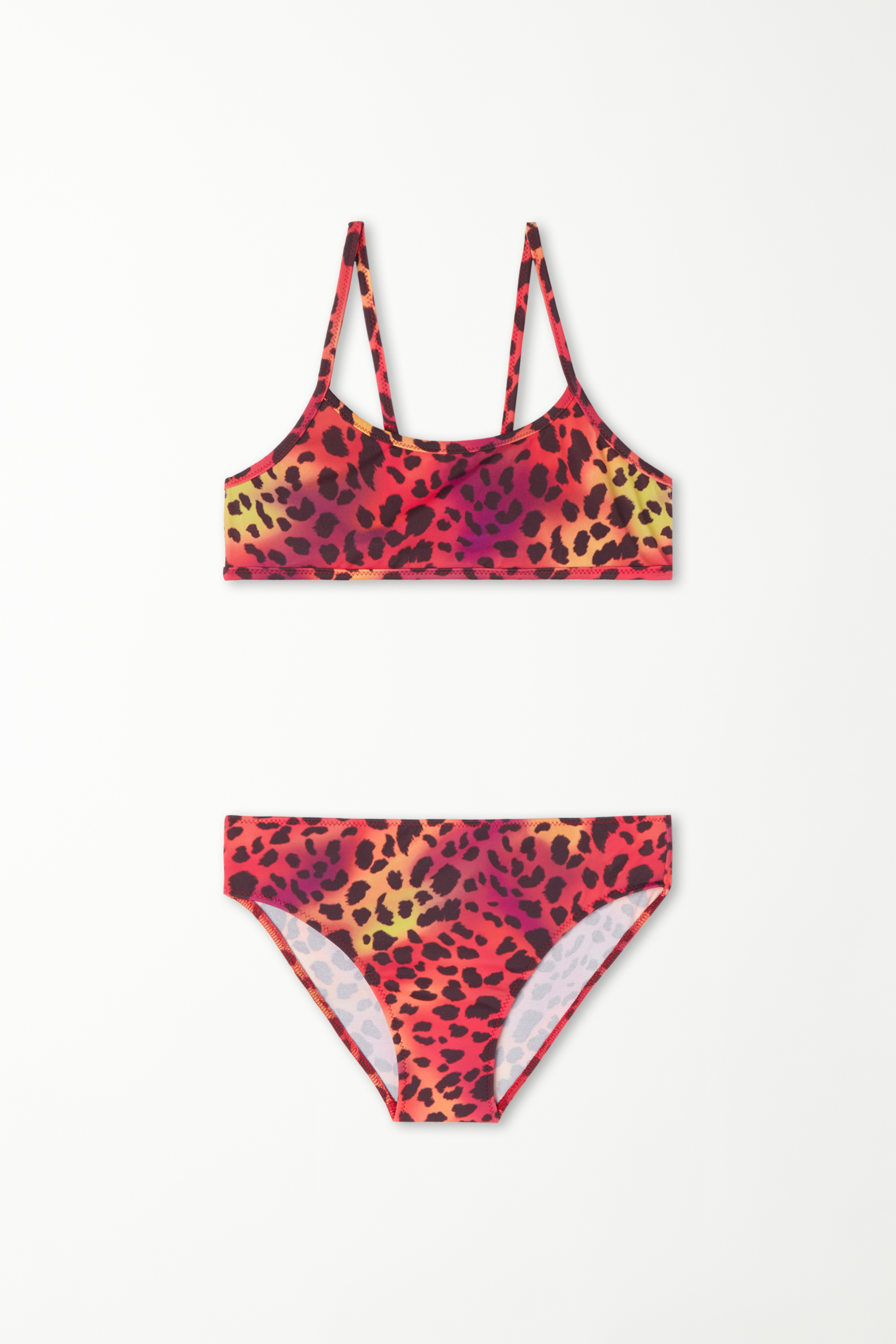 Sutien Bikini Bustieră cu Slip Macu Color Fete