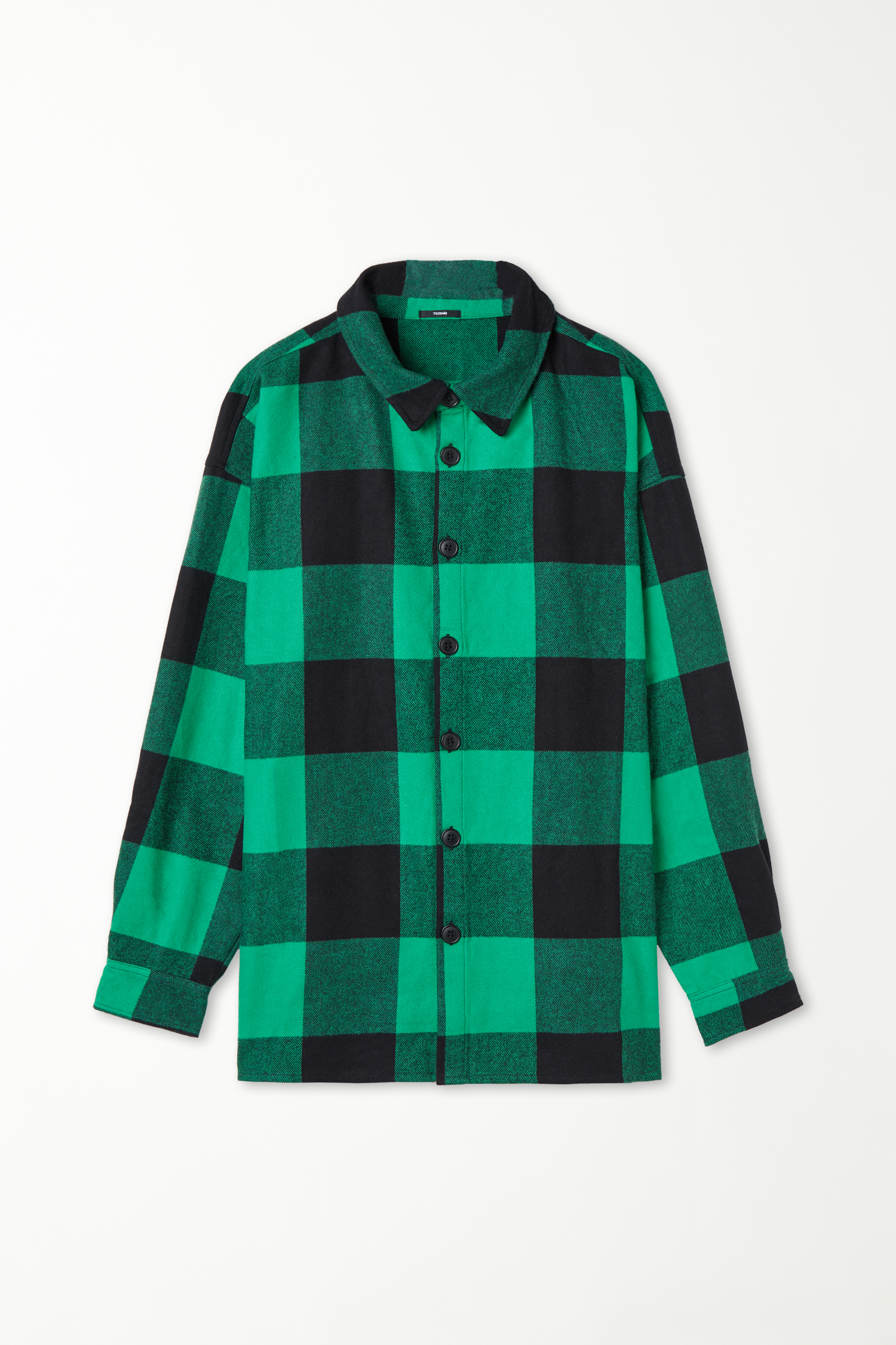 Long-Sleeved Flannel Shirt