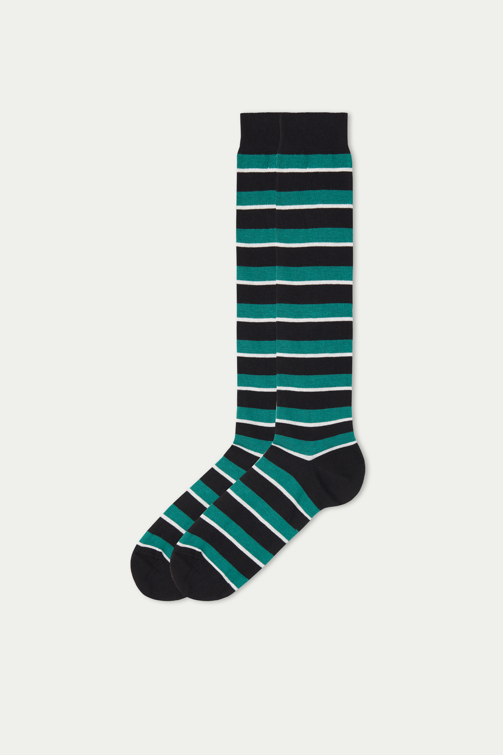 Men’s Long Patterned Cotton Socks