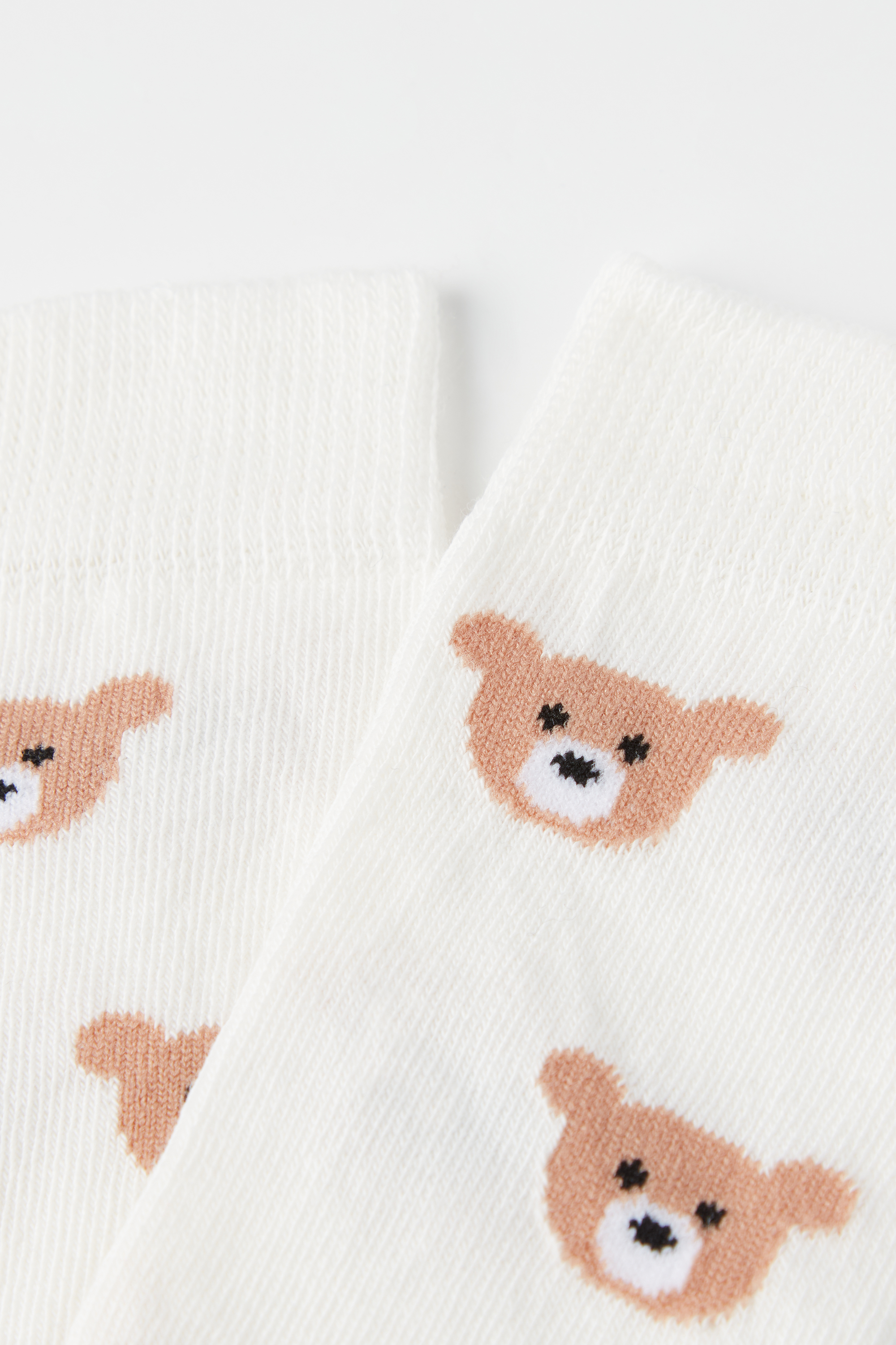 Girls’ Long Patterned Cotton Socks