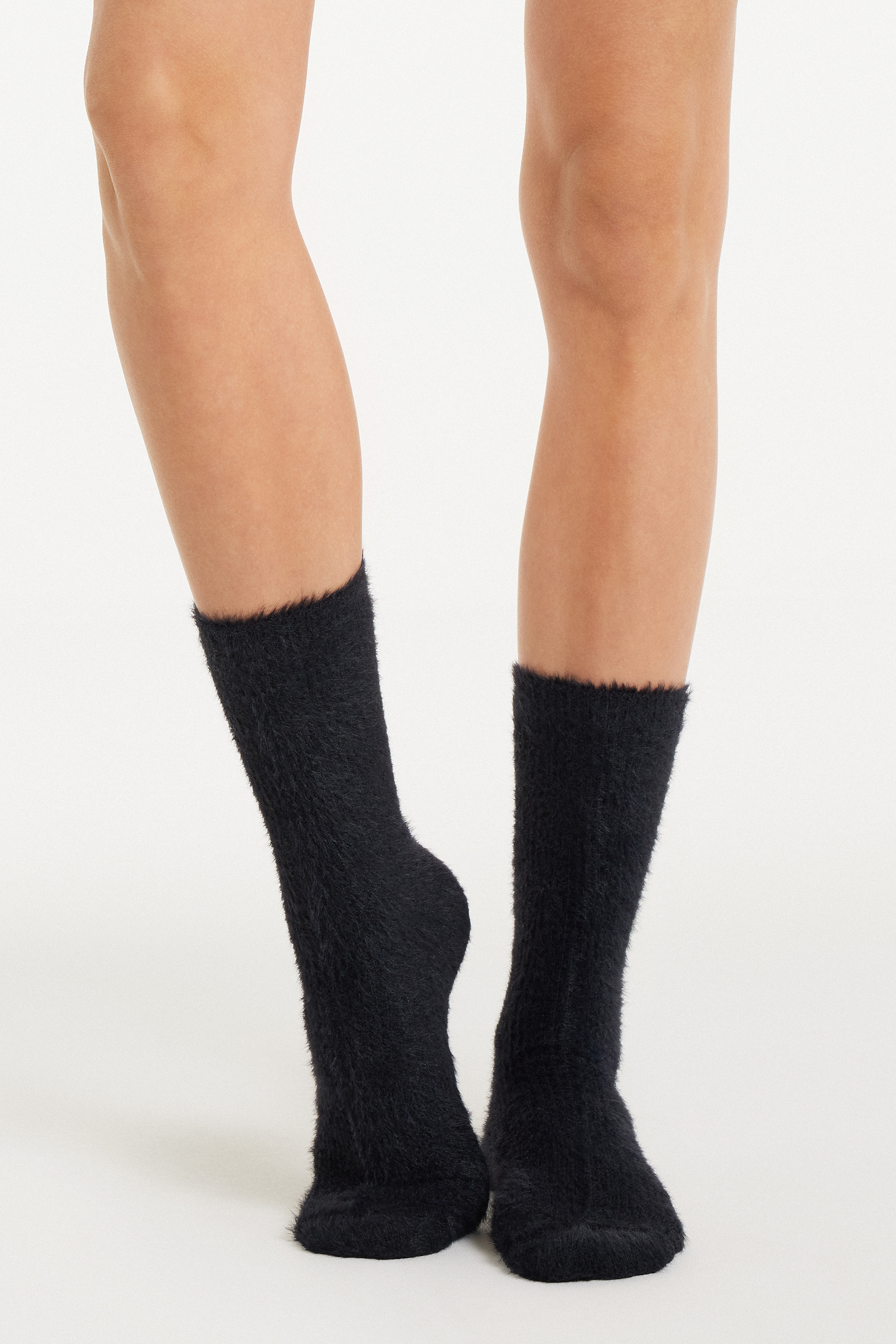 3/4 Length Heavy Furry Socks