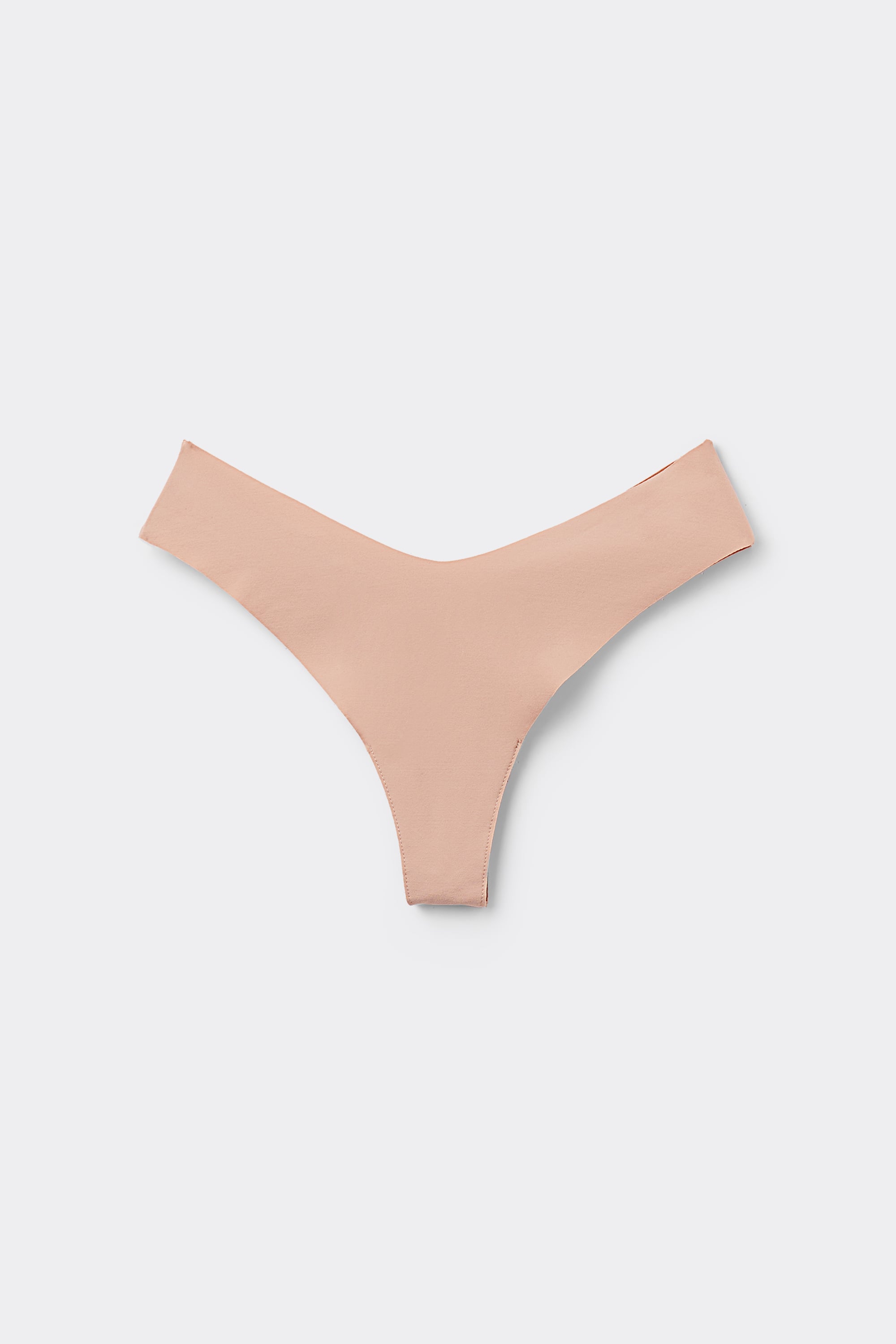 Cueca brasileira cavada em microfibra sem costuras